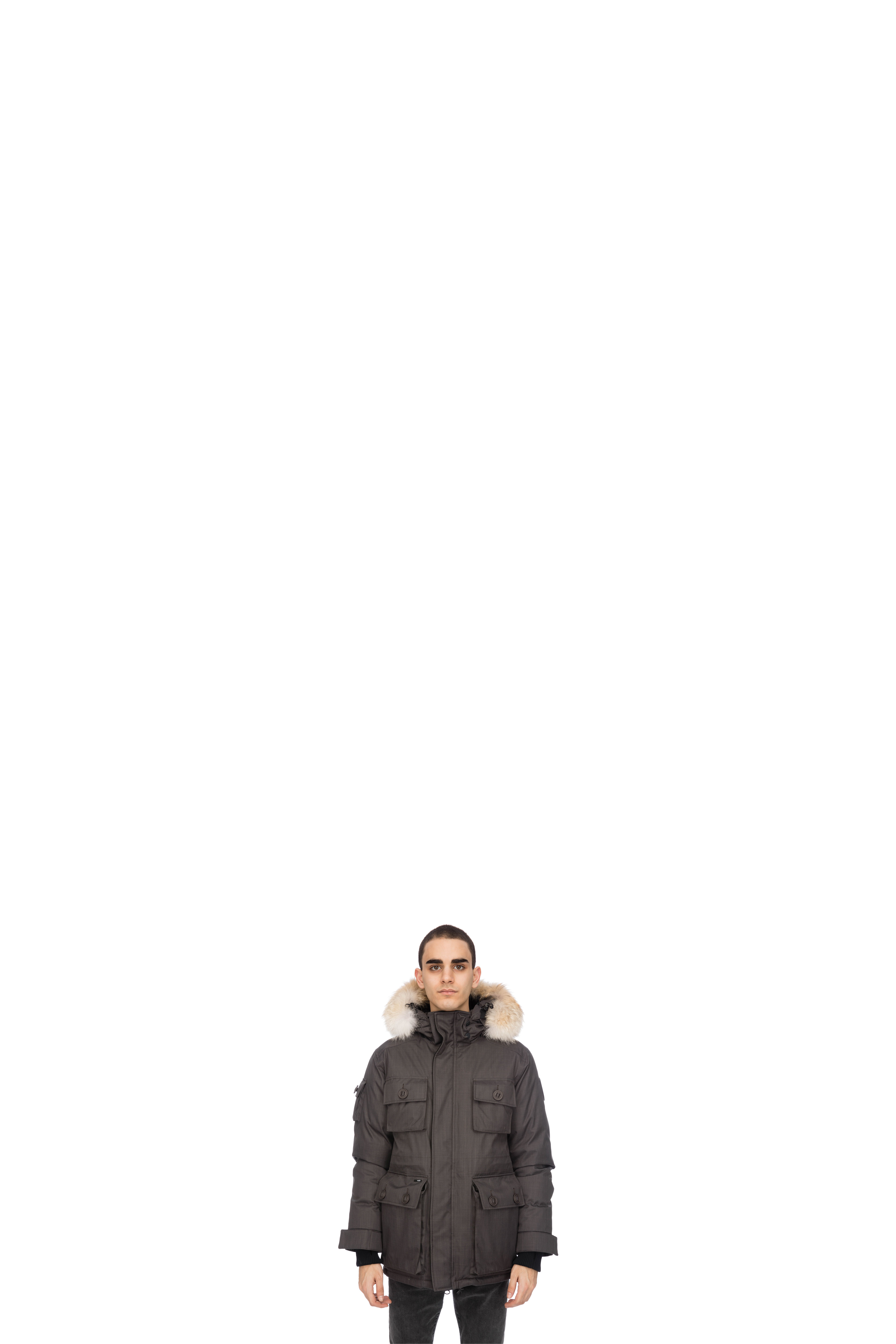 Parka Encapuchonné Barry Gris