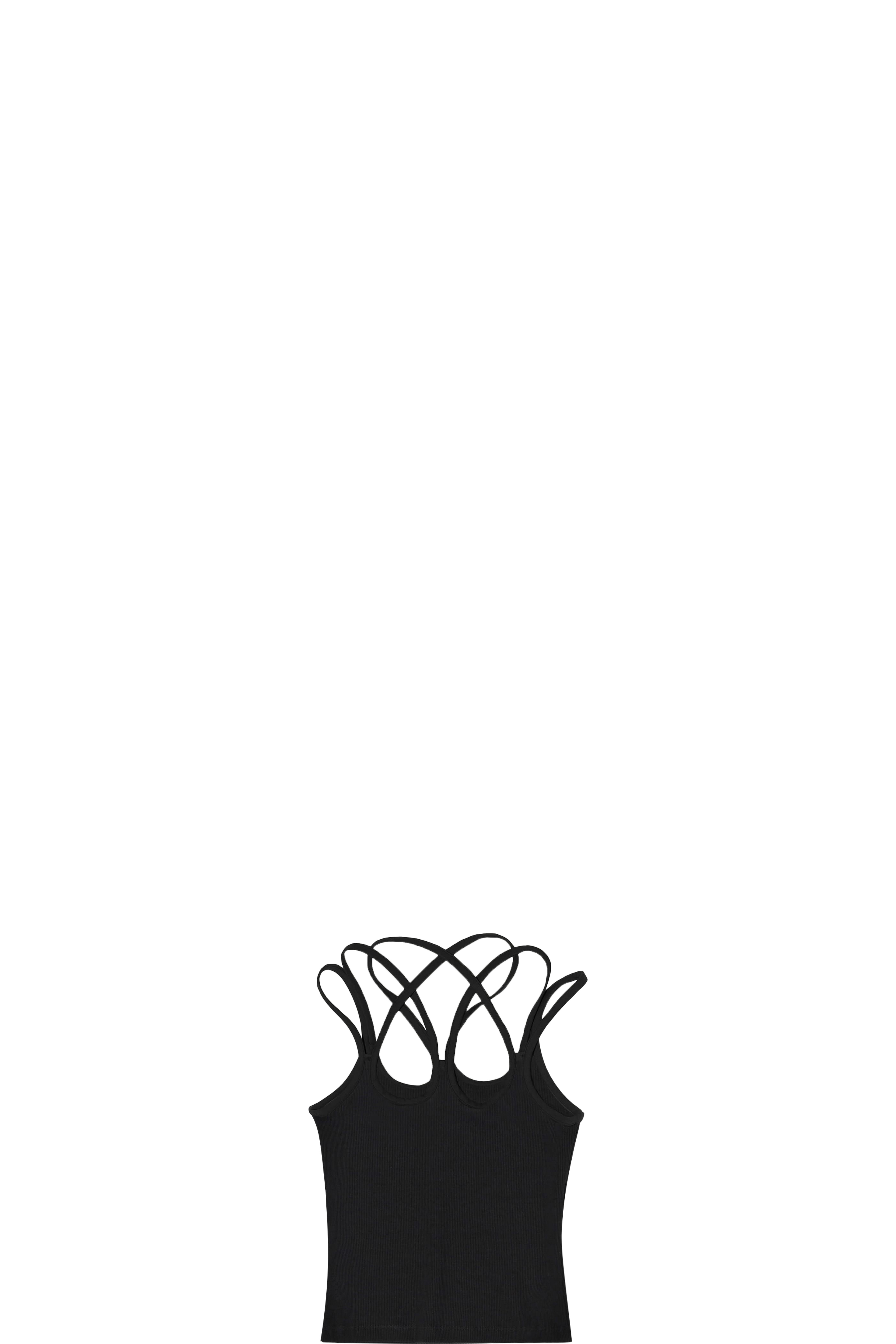 Black Strap Tank Top