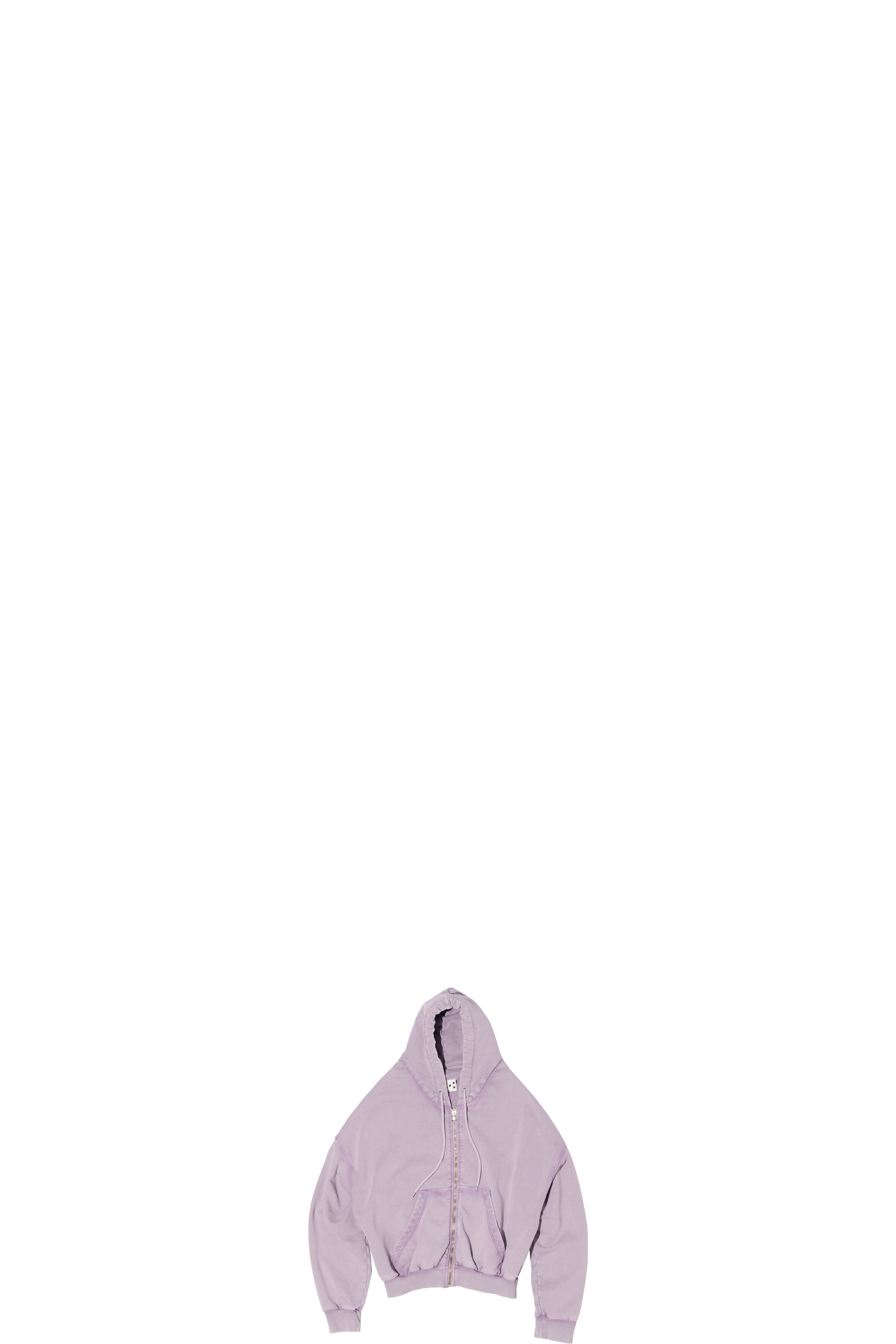 Sweat à capuche épaulé Mauve