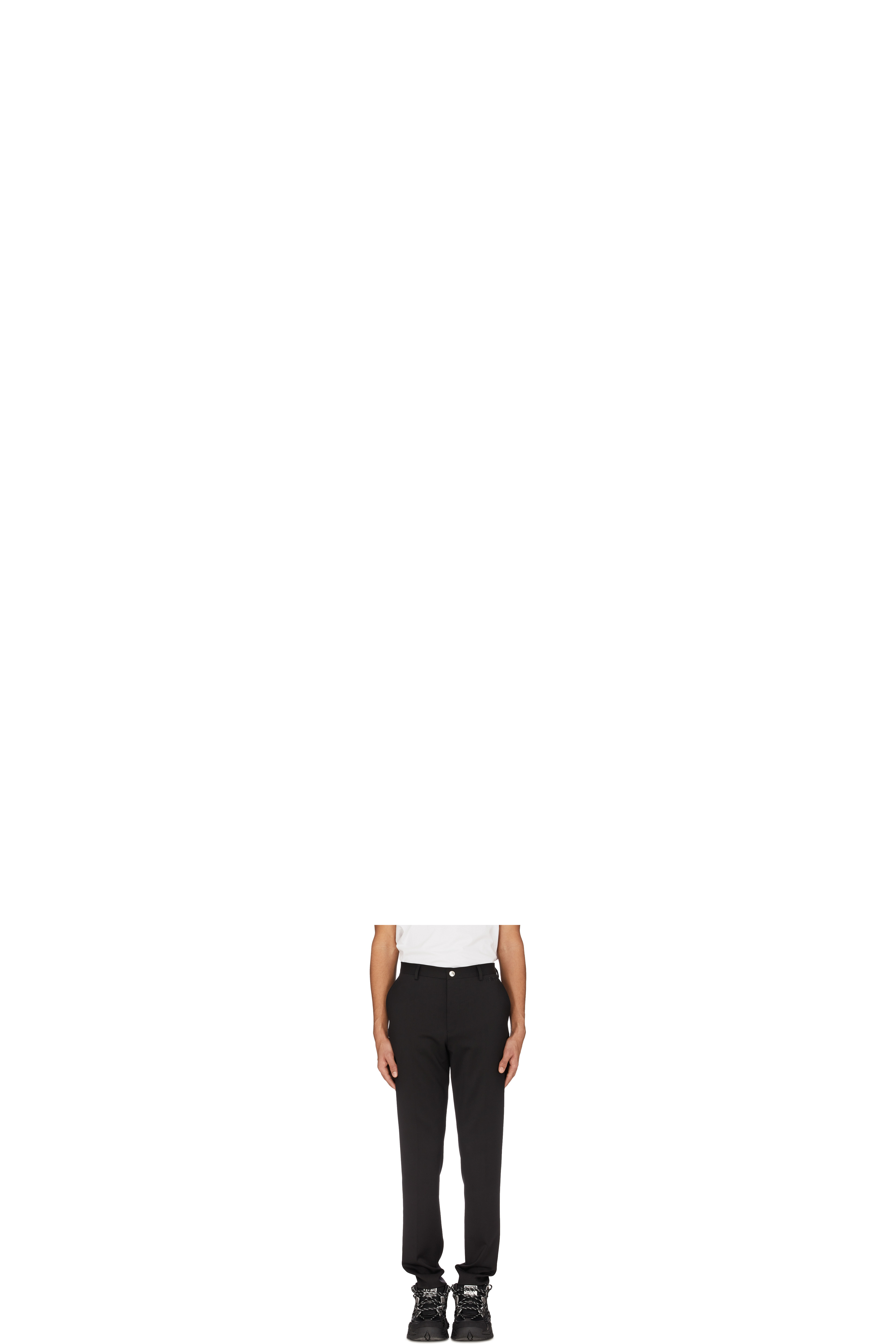 Black Wool Pant