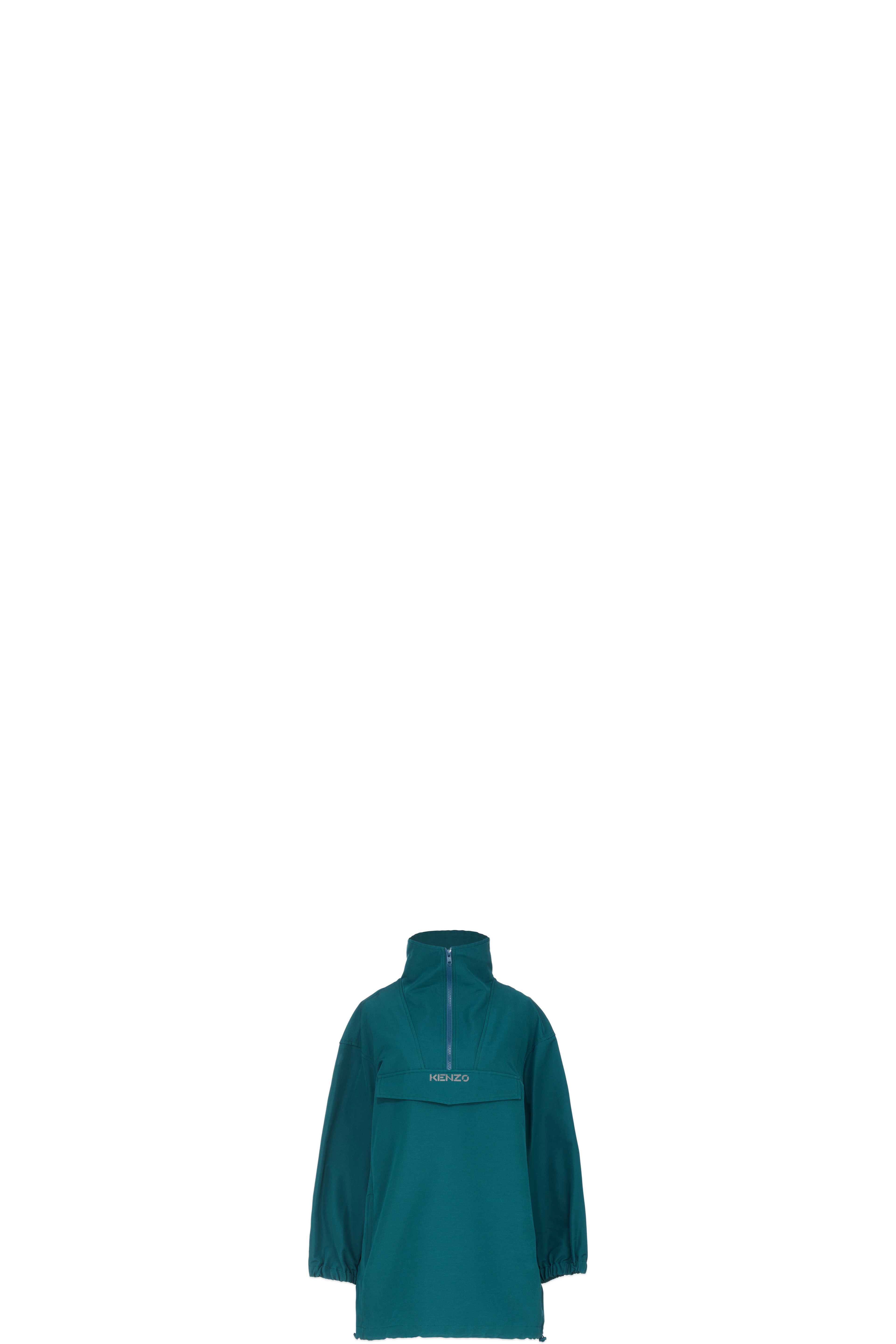 Blue Half Zip Windbreaker