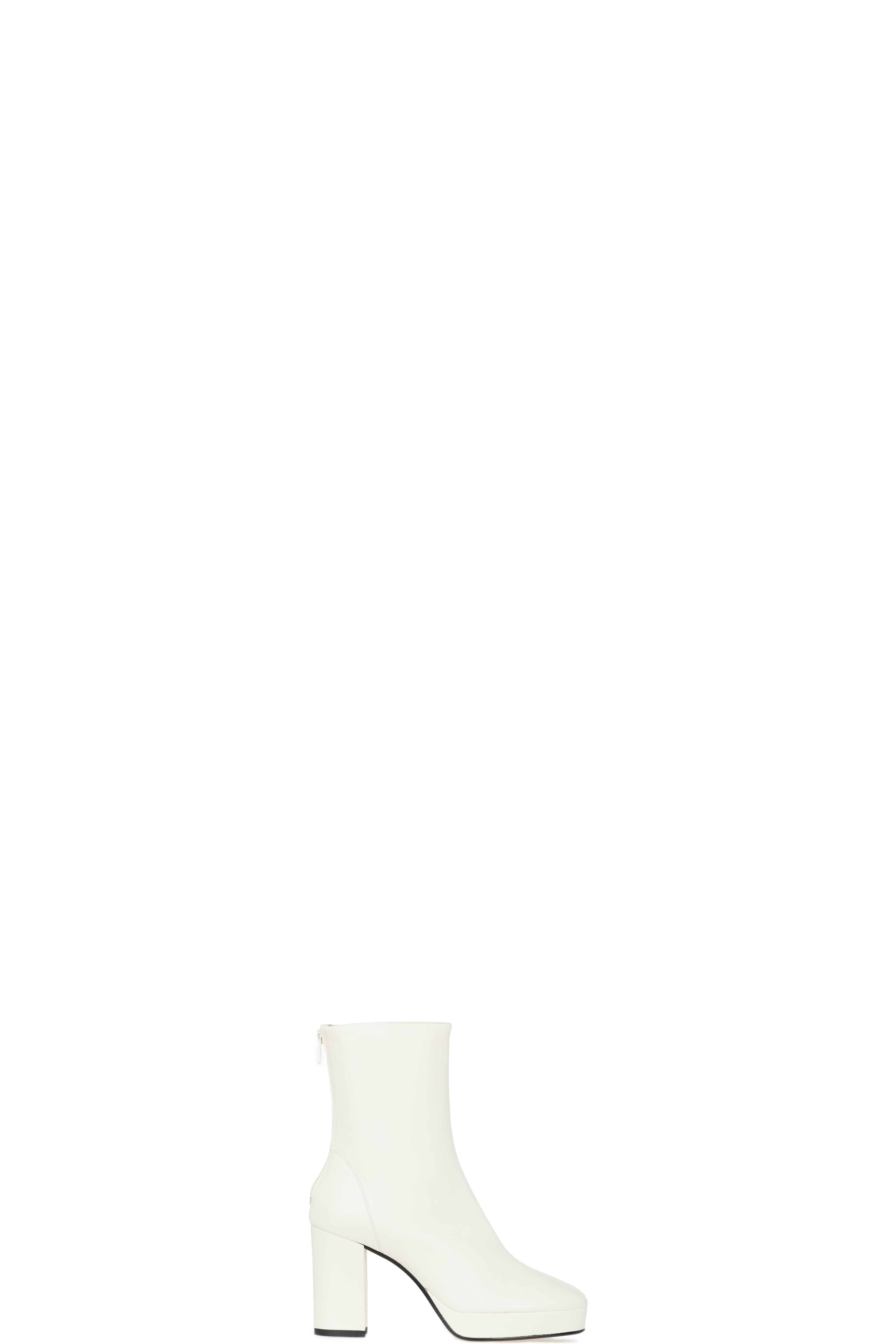 Neutrals Glove High Heeled Mid Boots