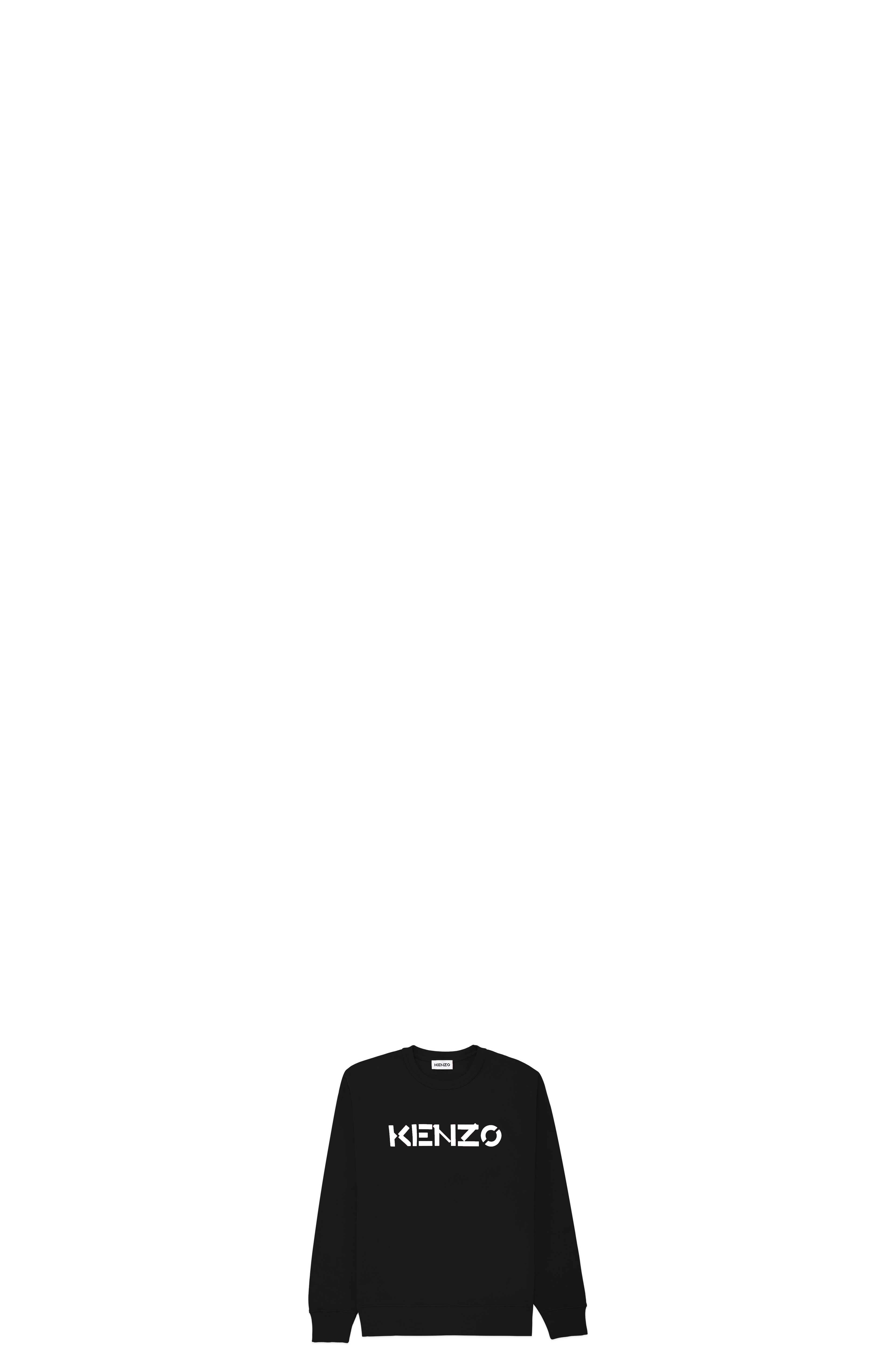 Black Logo Crew Sweater