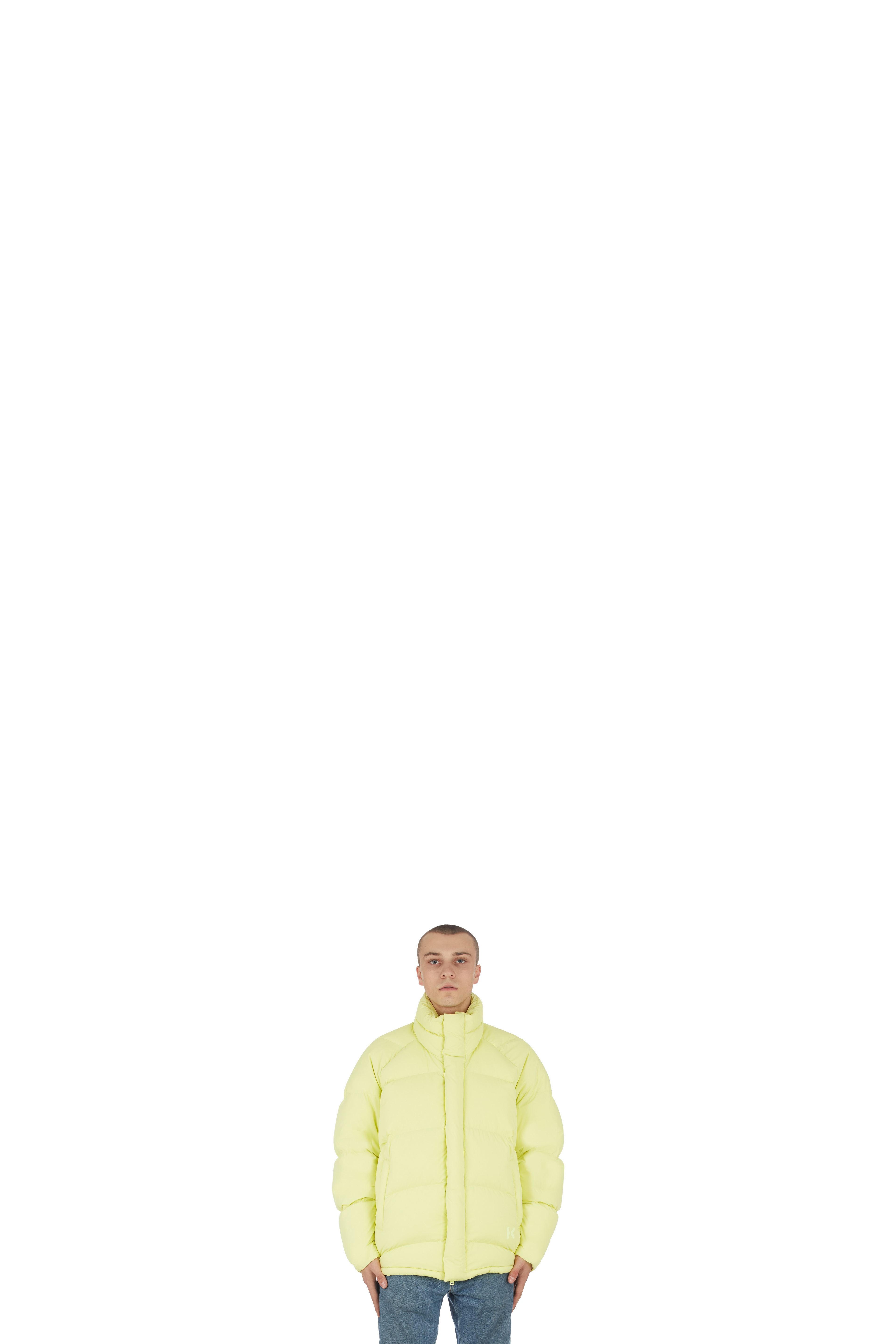 Blouson Aviateur Logo Jaune