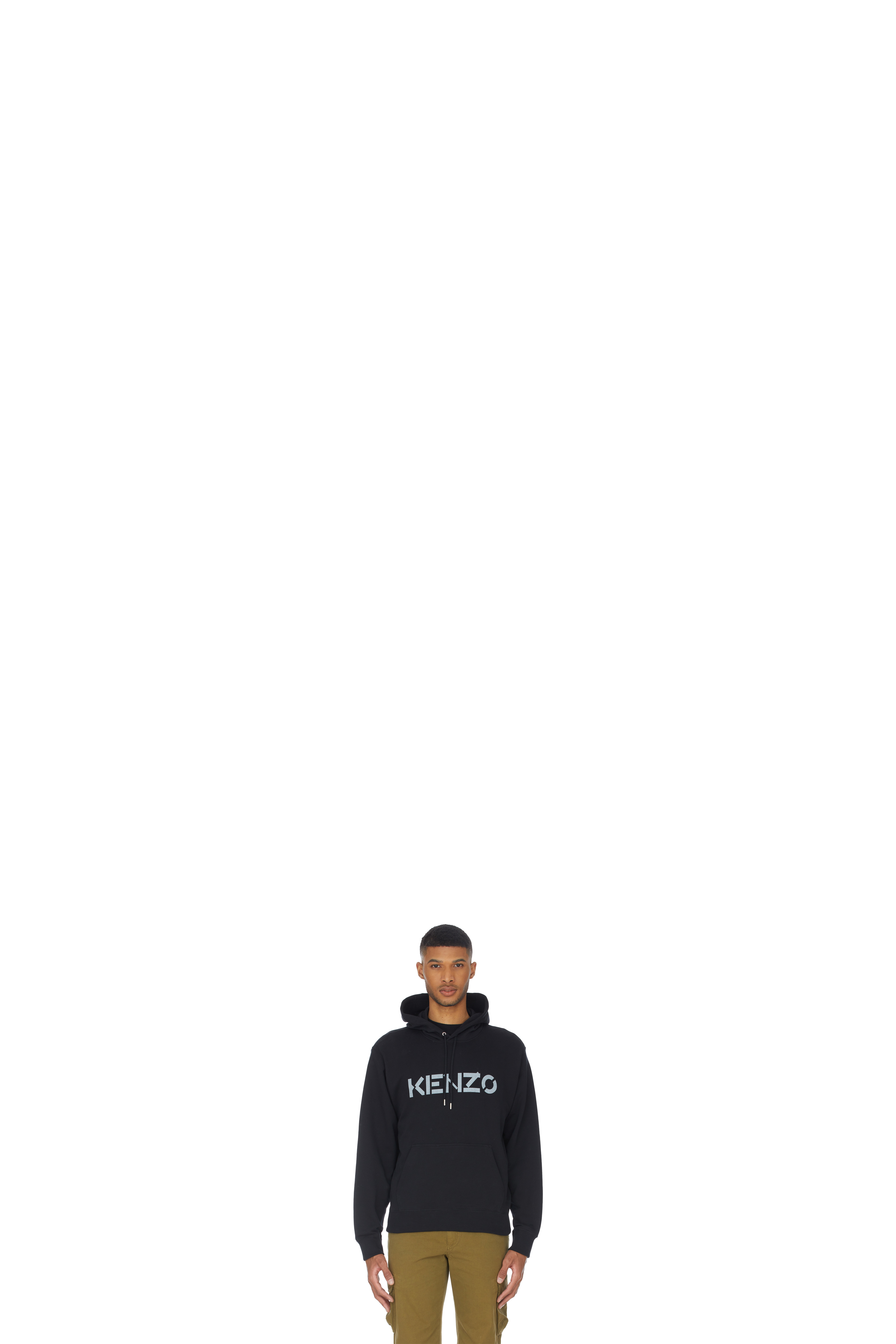 Black Classic Logo Hoodie