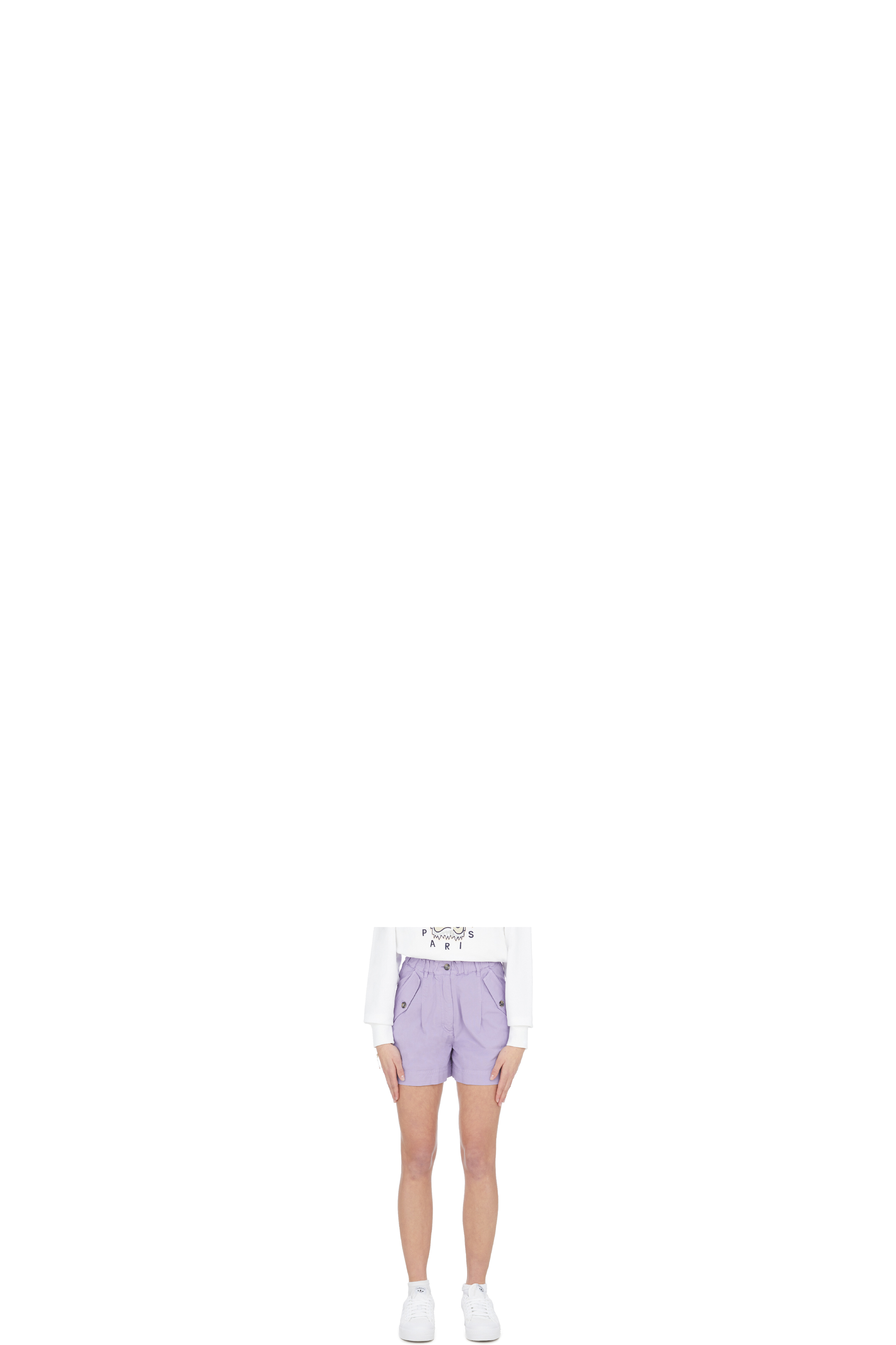 Purple Elasticated Short