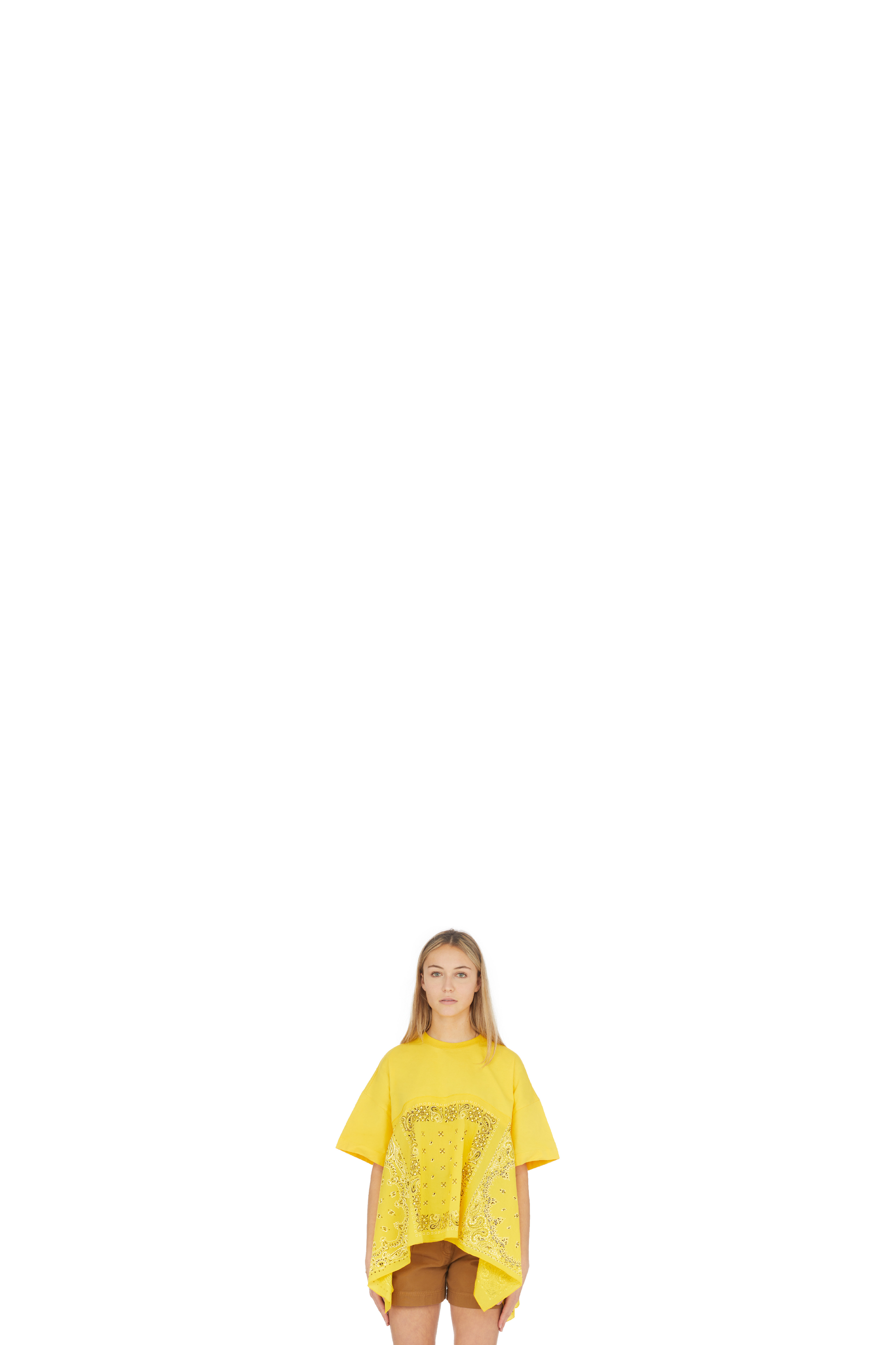 Yellow 'Bandana' Oversize T-Shirt