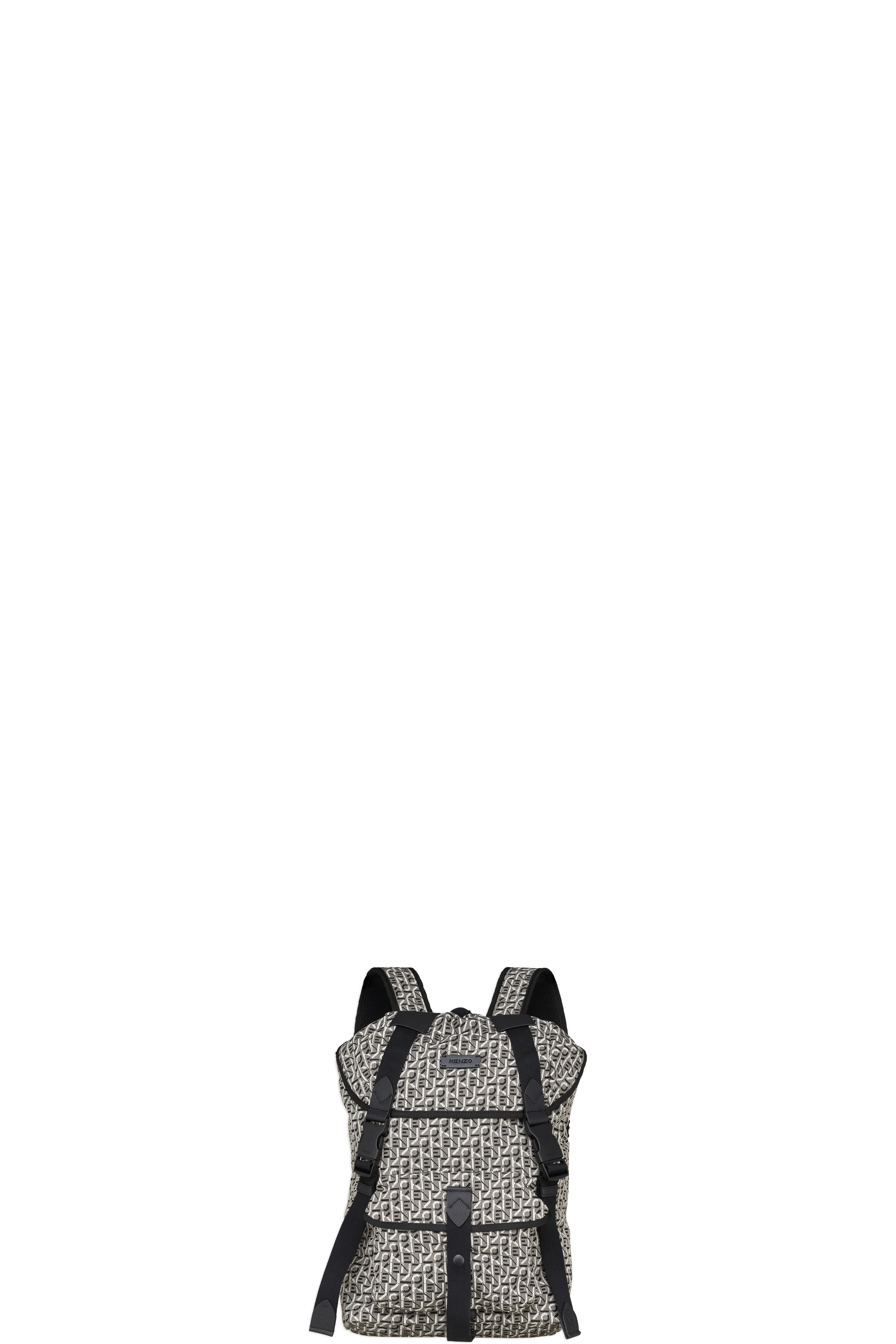 Grey Courier Jacquard Rucksack