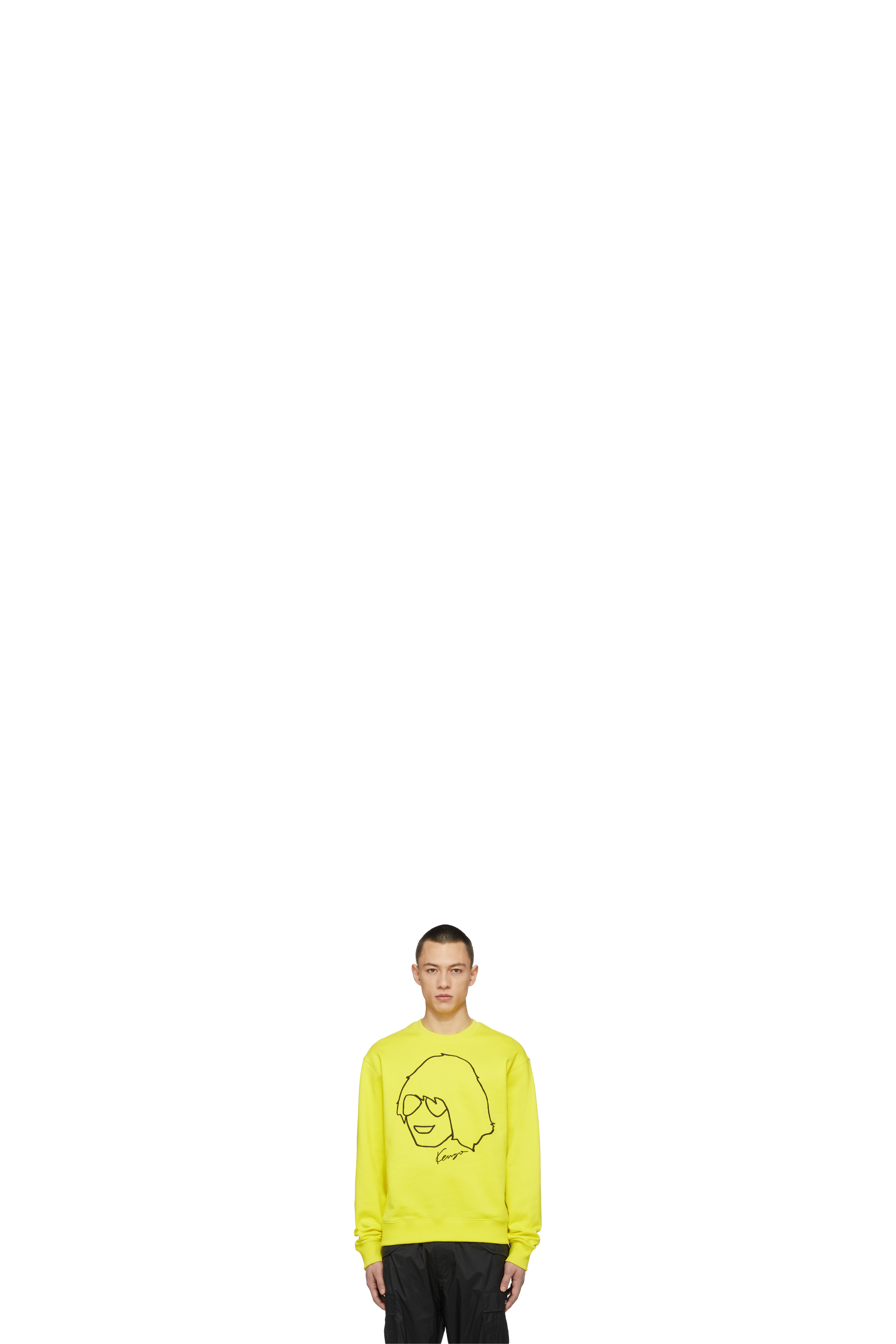 Yellow 'Kenzo Tribute' Crew Sweater