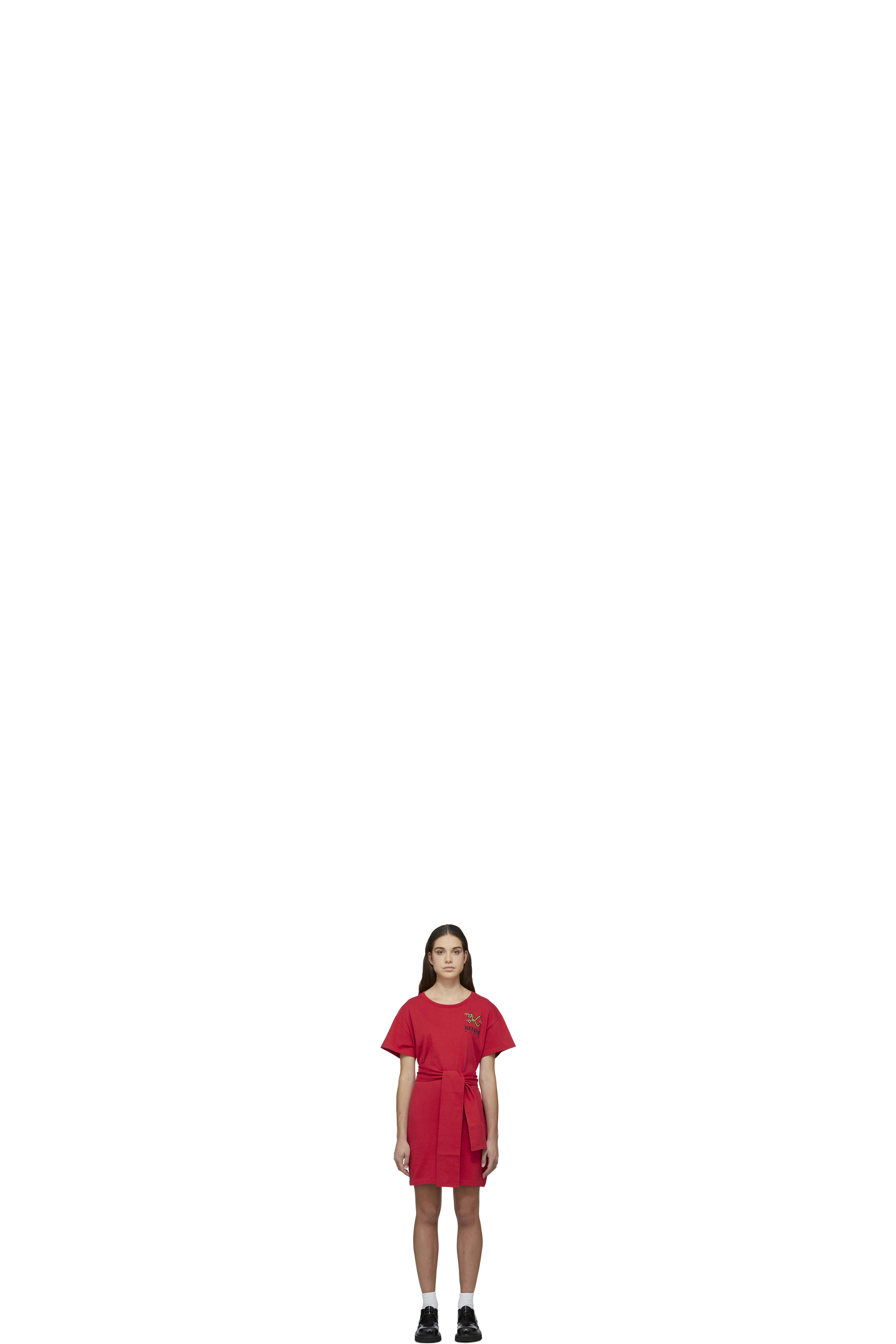 Red 'Tiger Tail K' T-Shirt Dress