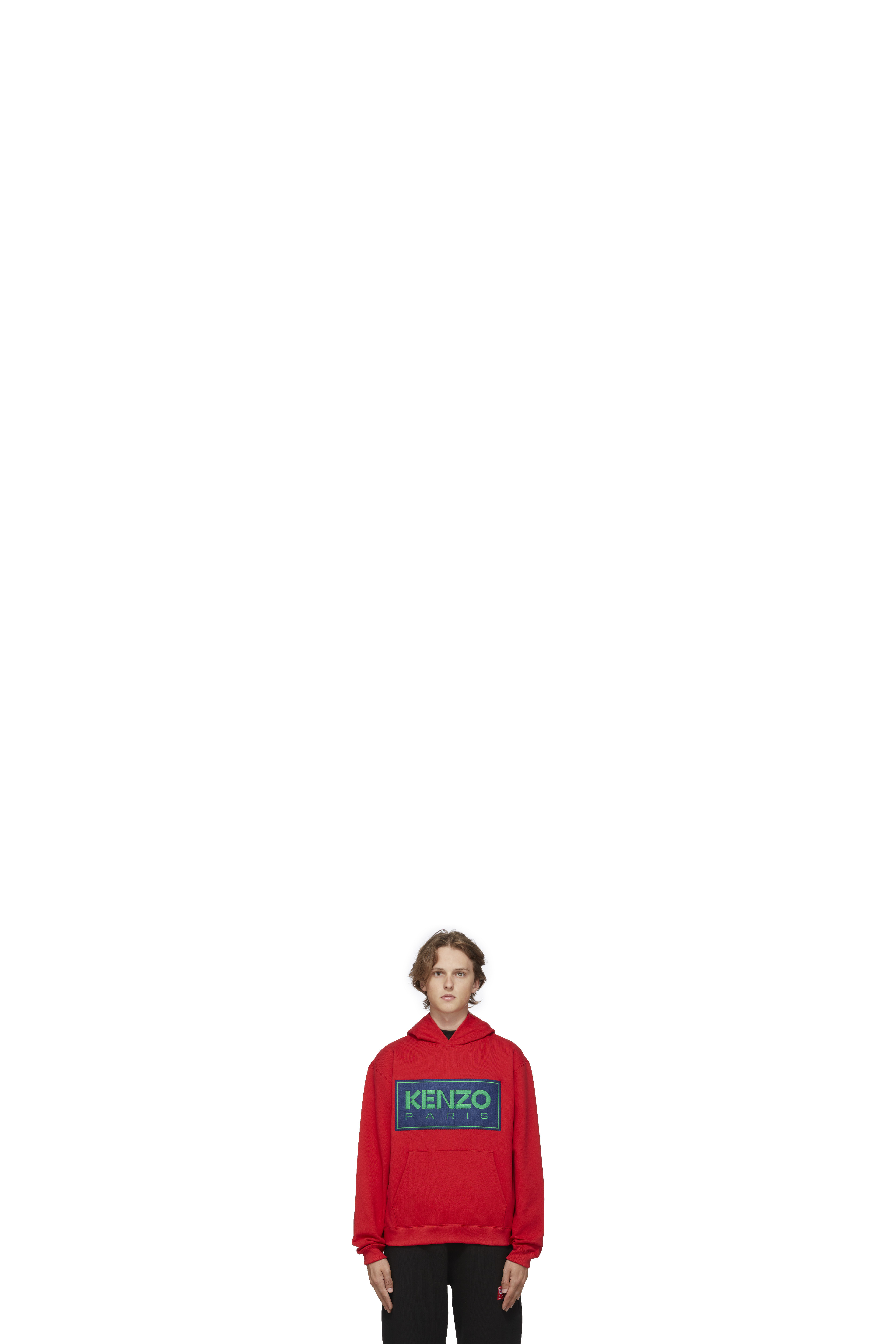 Pull à Capuche Logo Rouge