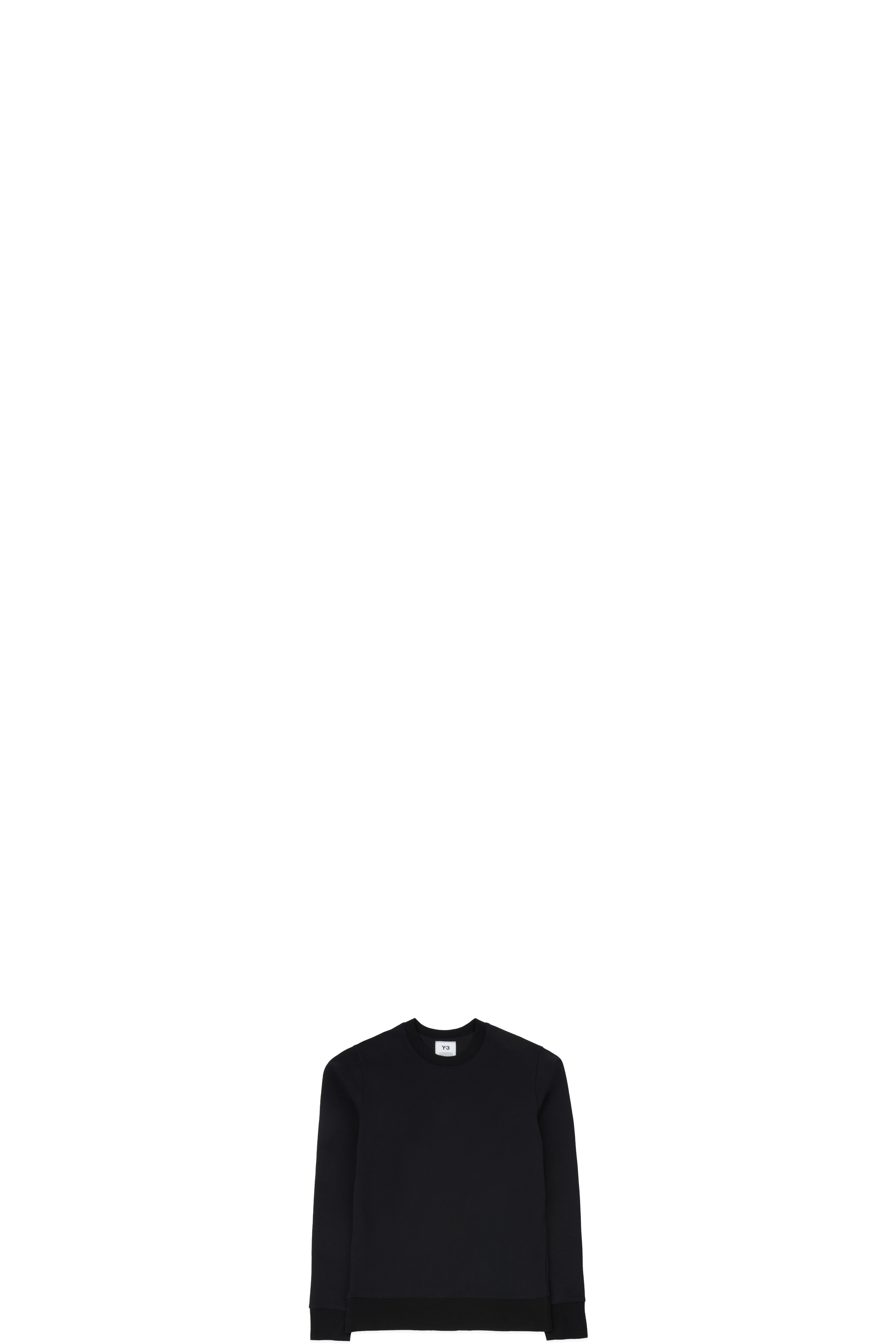 Black Classic Back Logo Crew Sweater