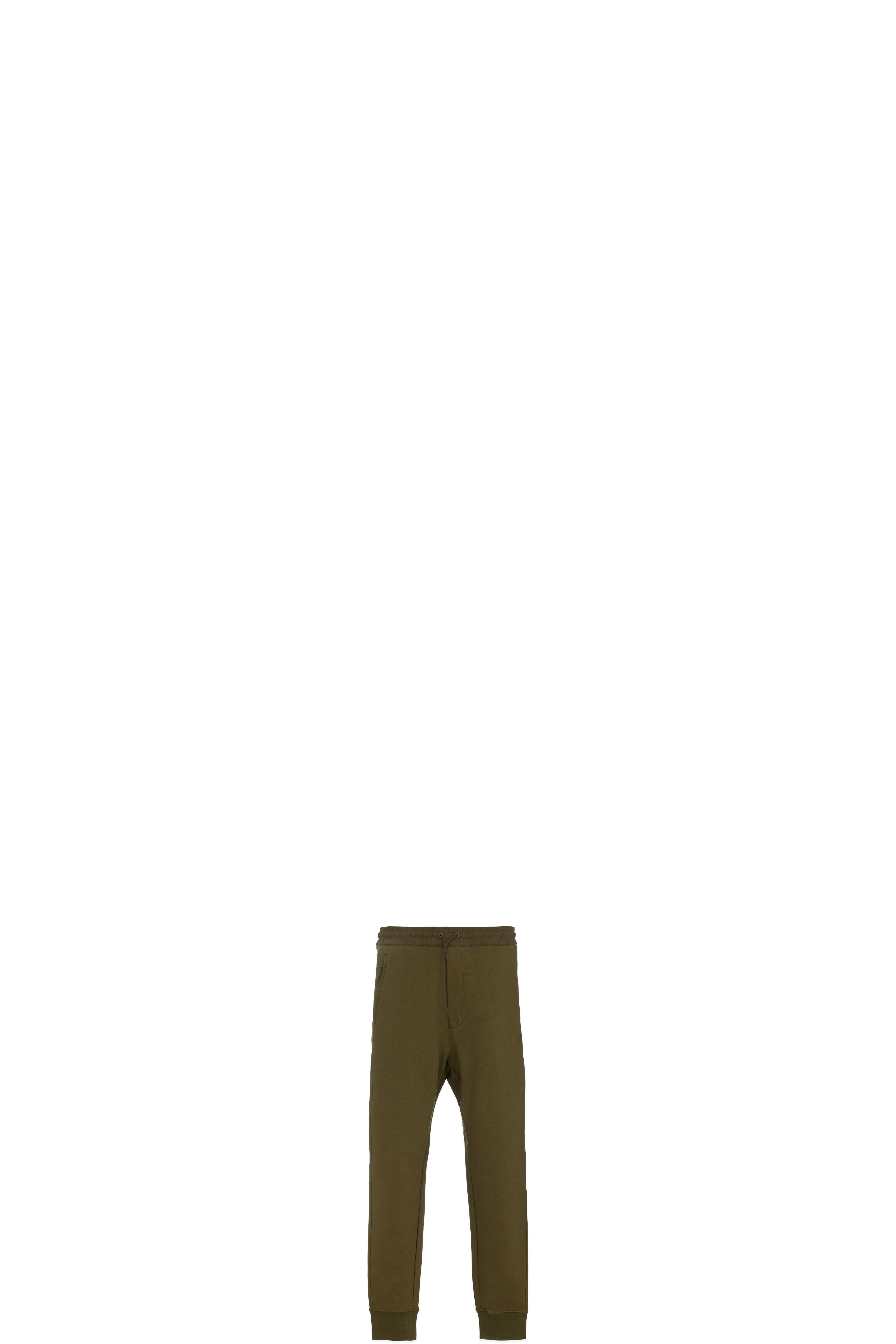 Green Classic Terry Cuffed Pant