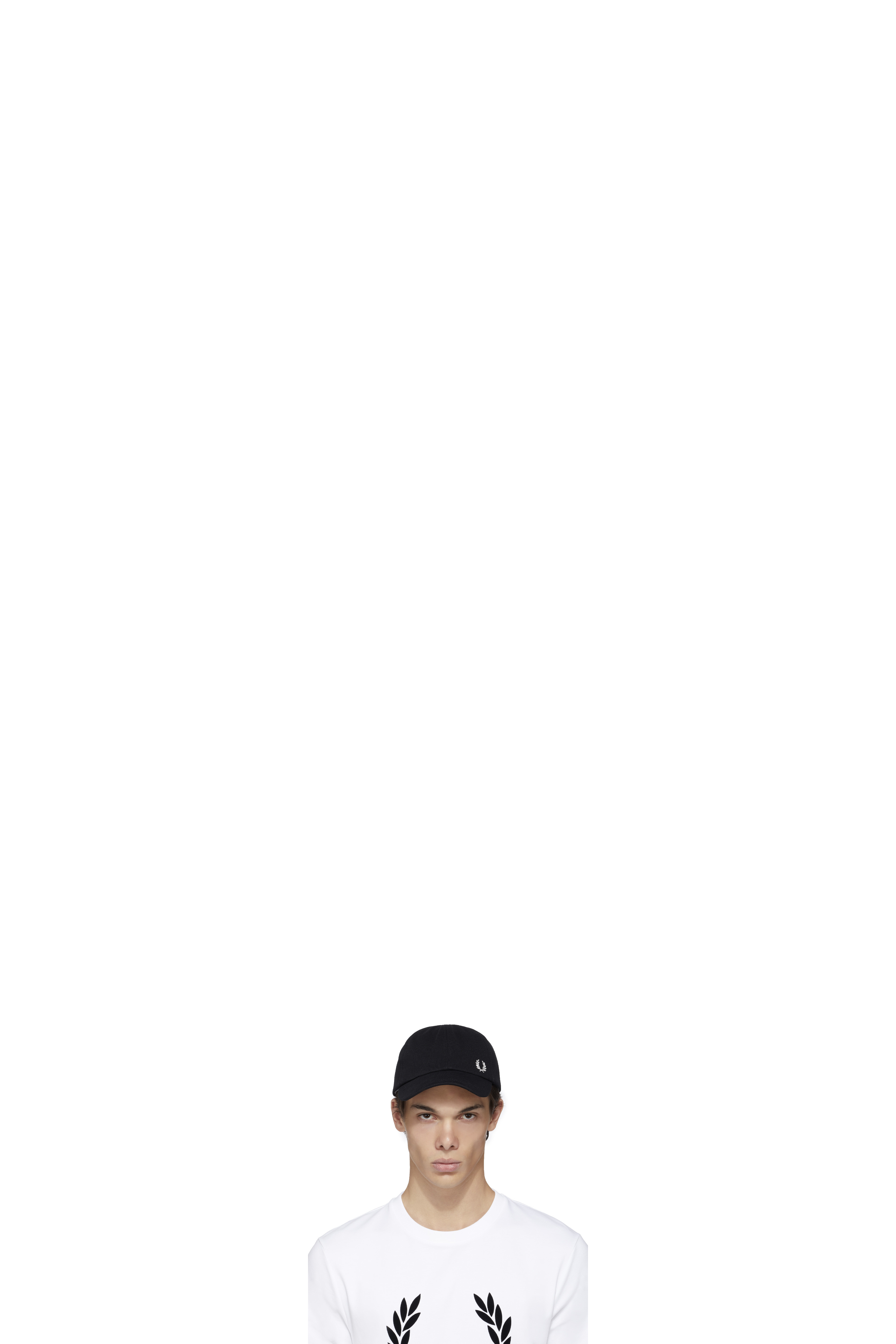 Black Classic Piqué Cap