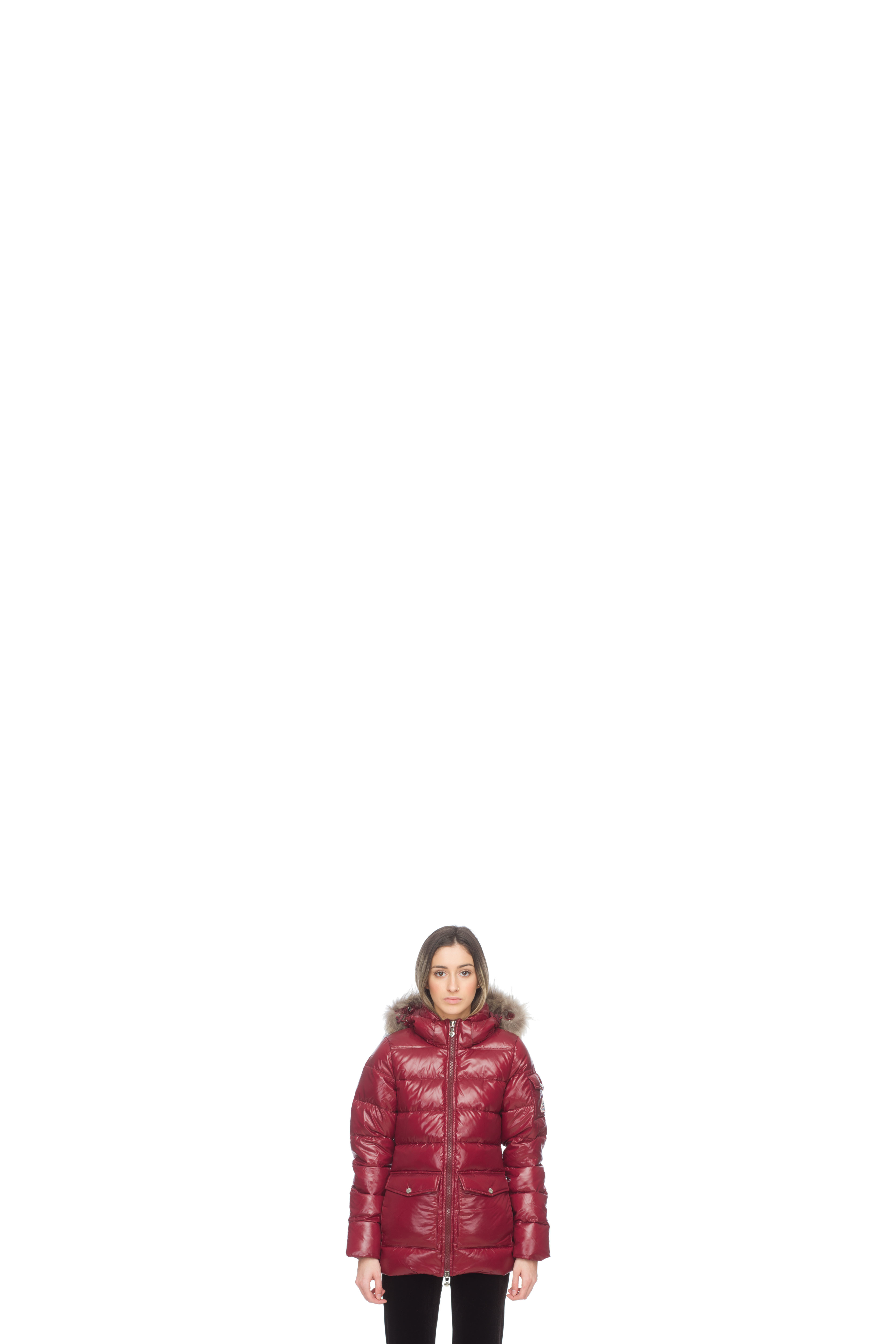 Red Authentic Shiny Fur Jacket