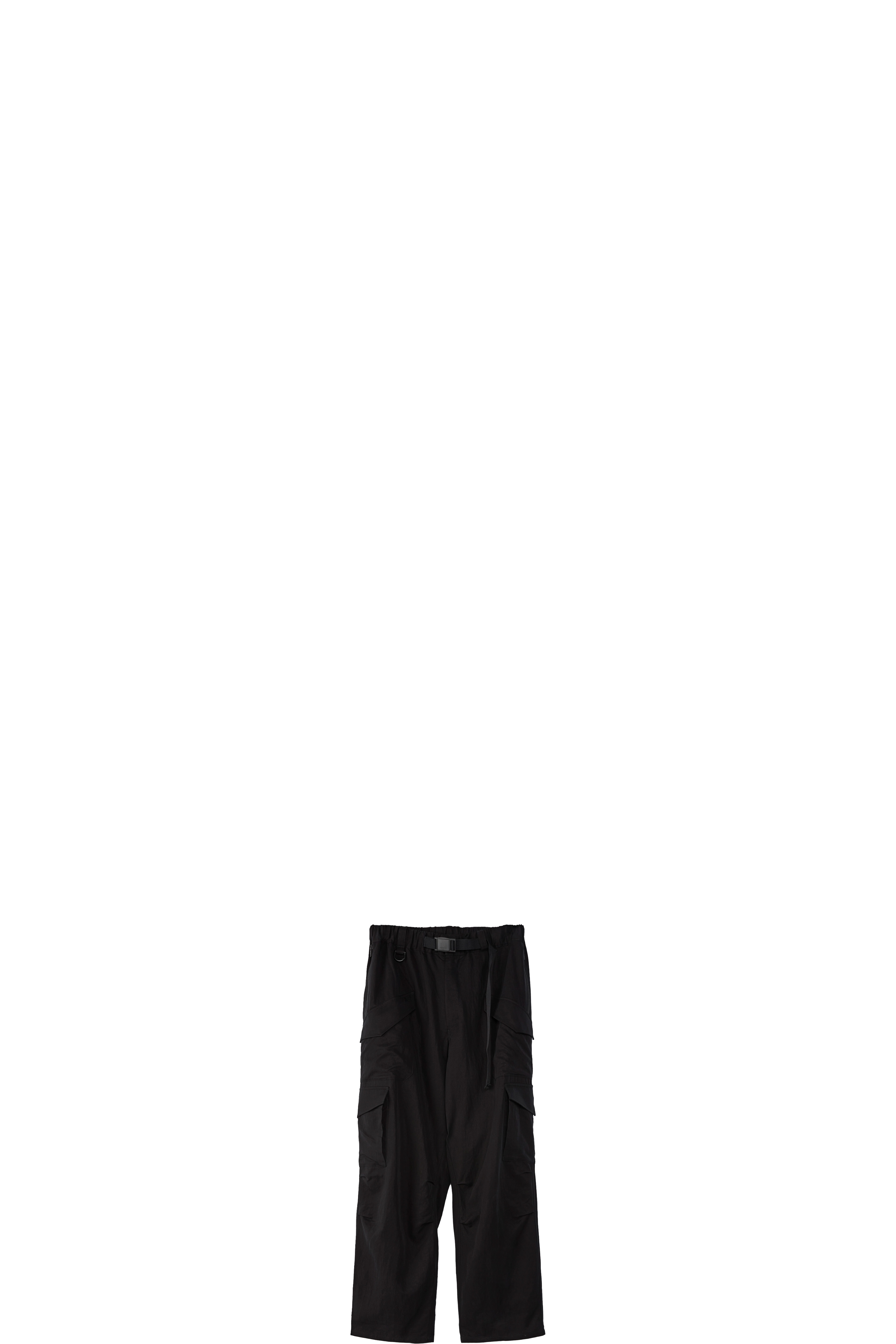 Black Washed Twill Pants