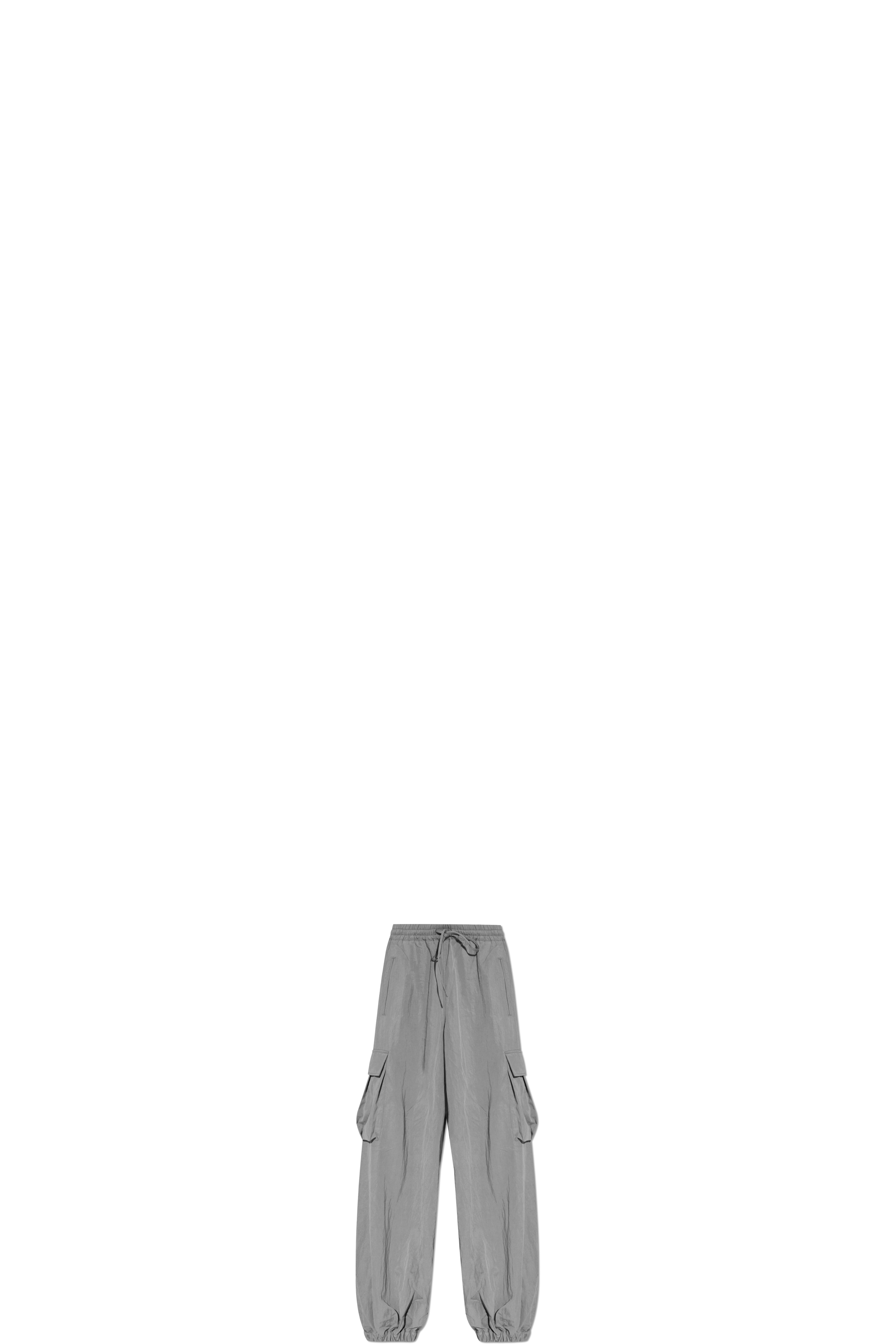 Grey Washed Twill Pants