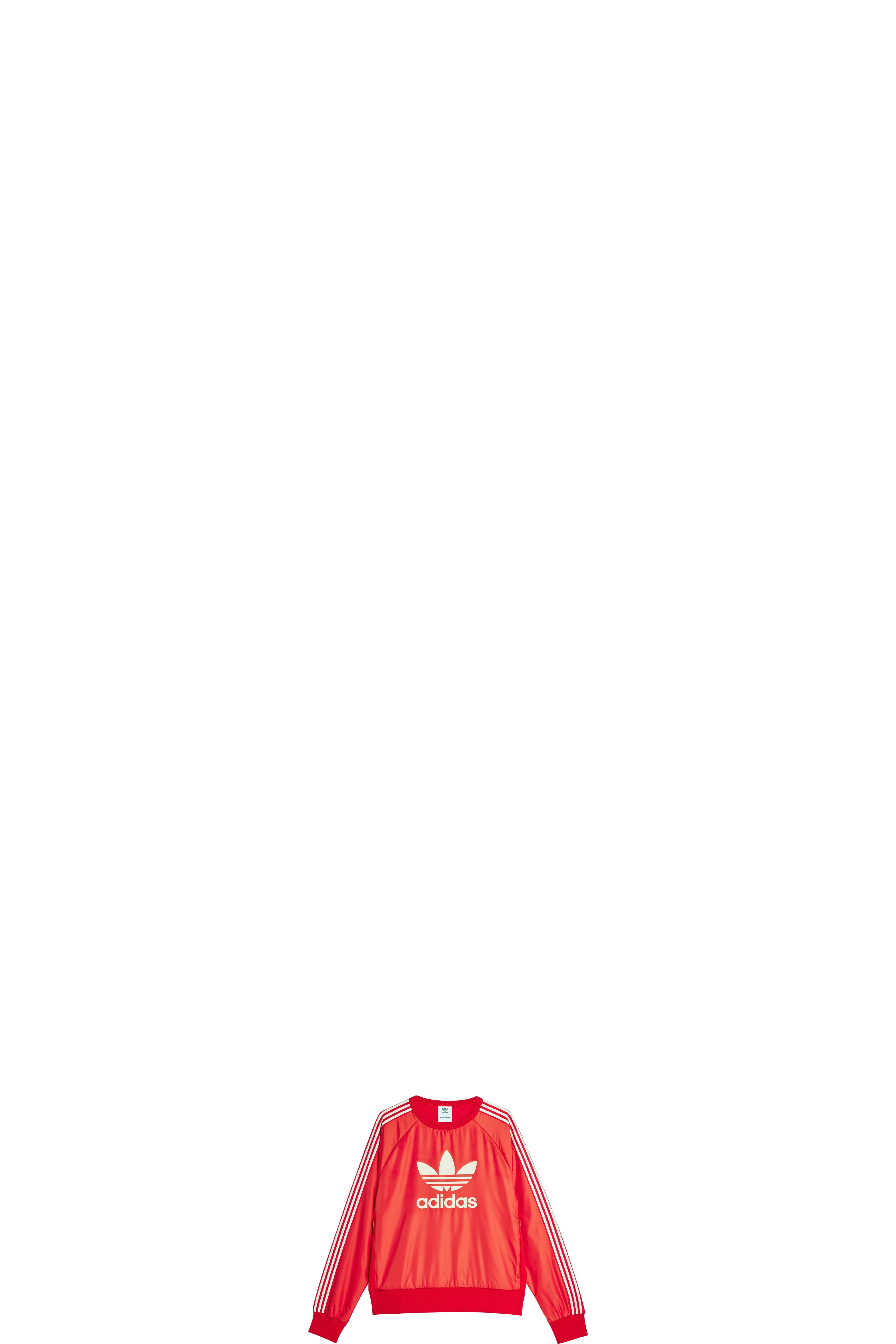 Red Wales Bonner Nylon Crew Jersey