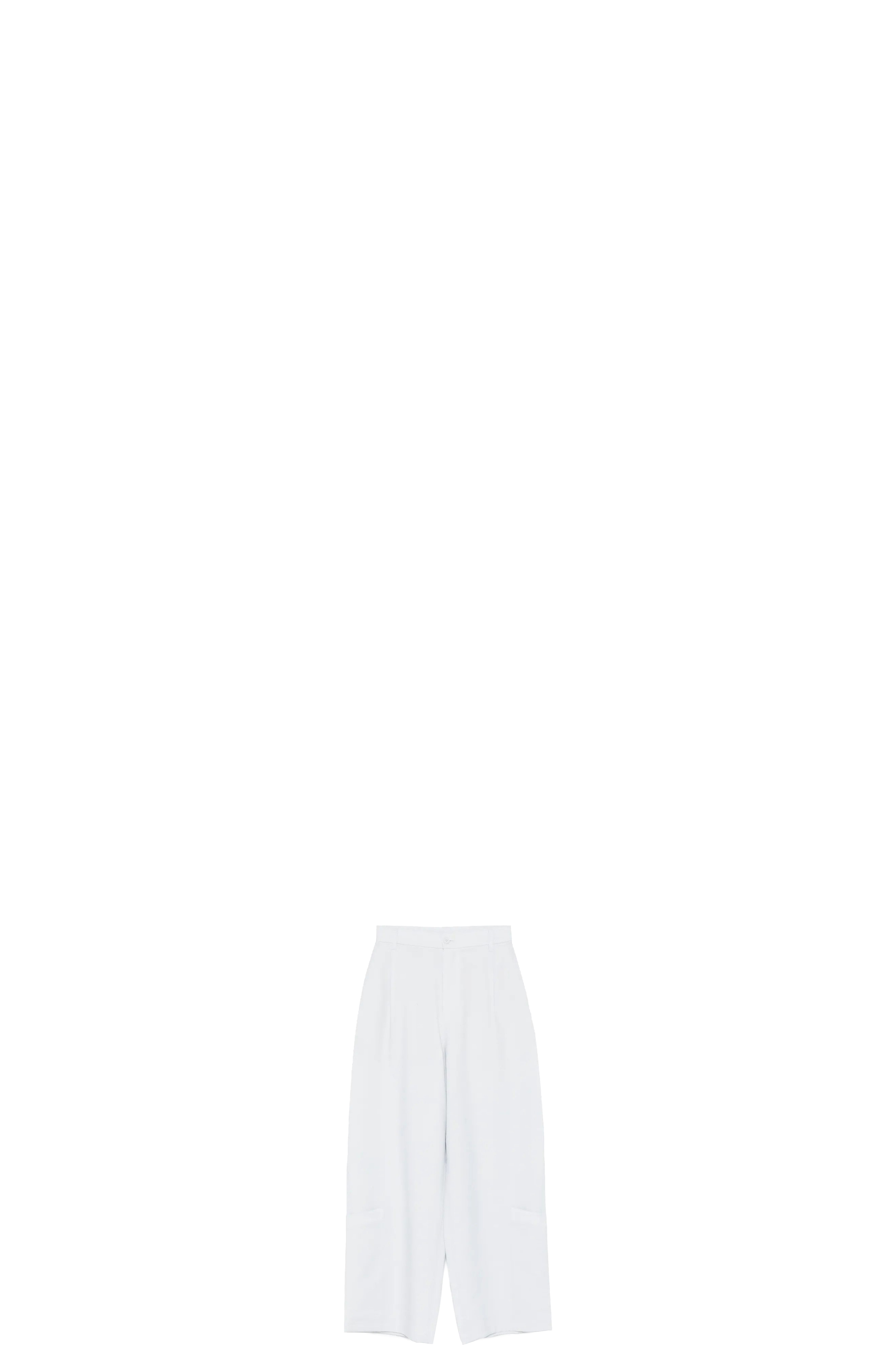 Grey Sport Uniform Wide Leg Pants