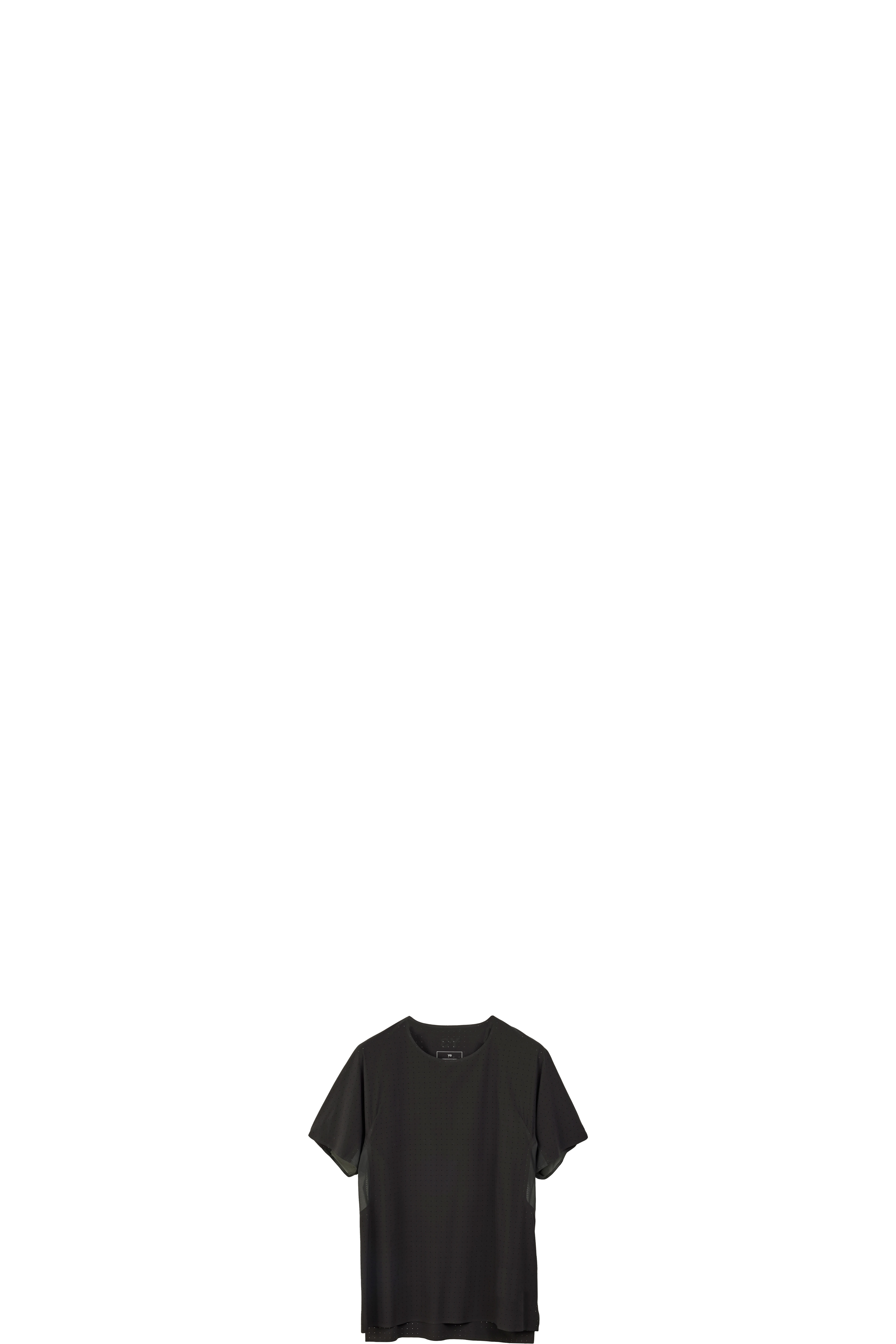 T-shirt à manches courtes pour la course à pied Noir