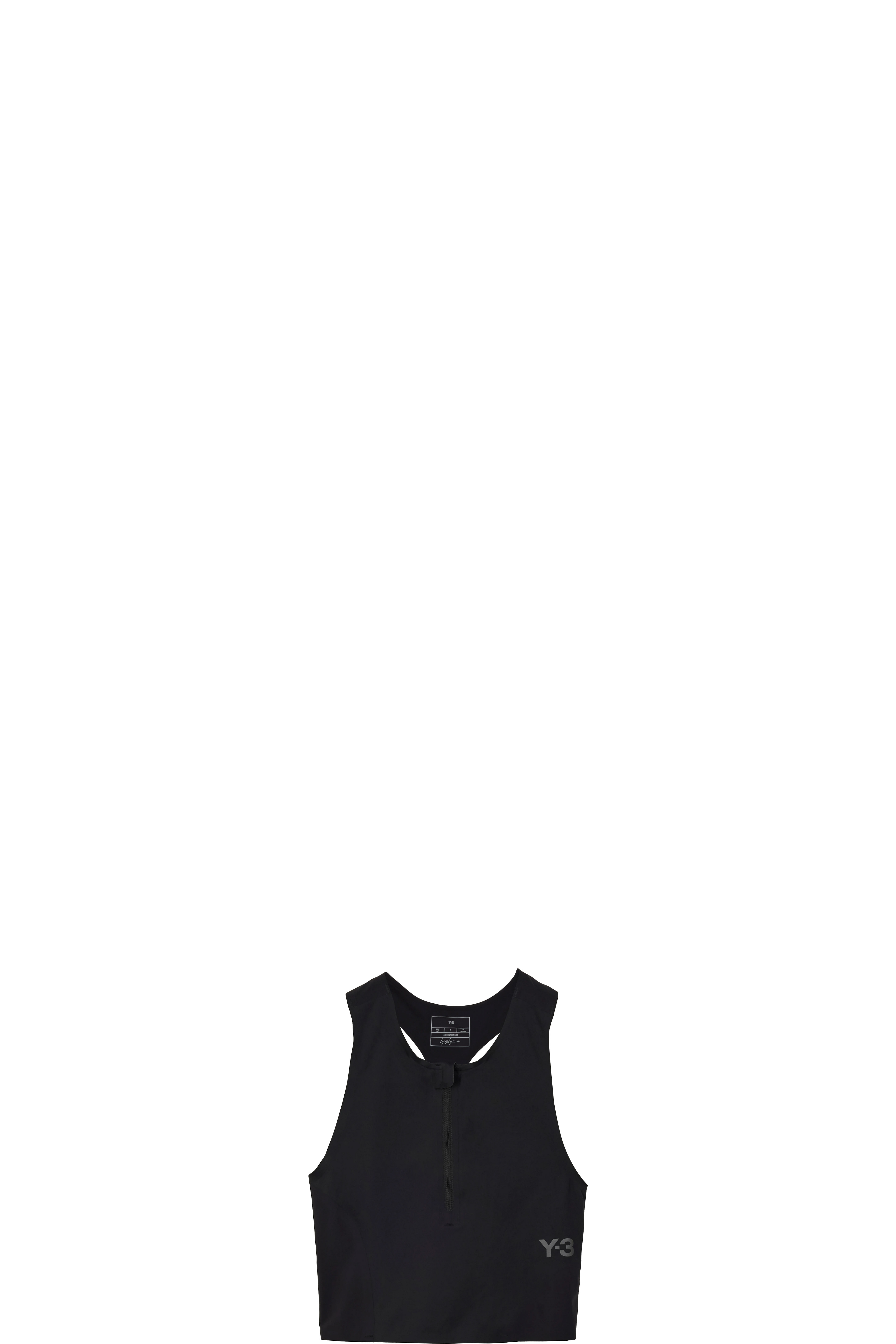 Black Running Fitted Top