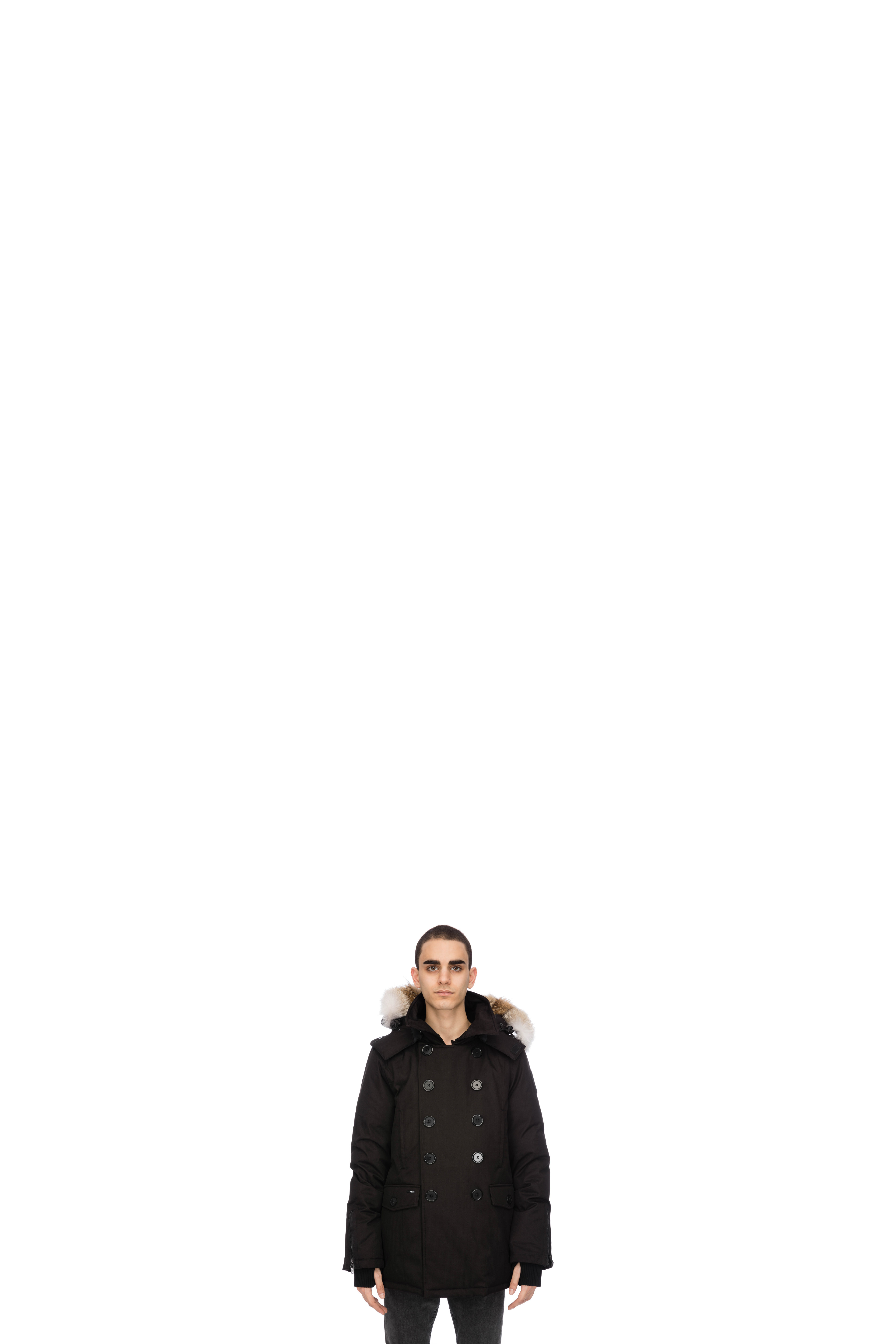 Black Kato Peacoat