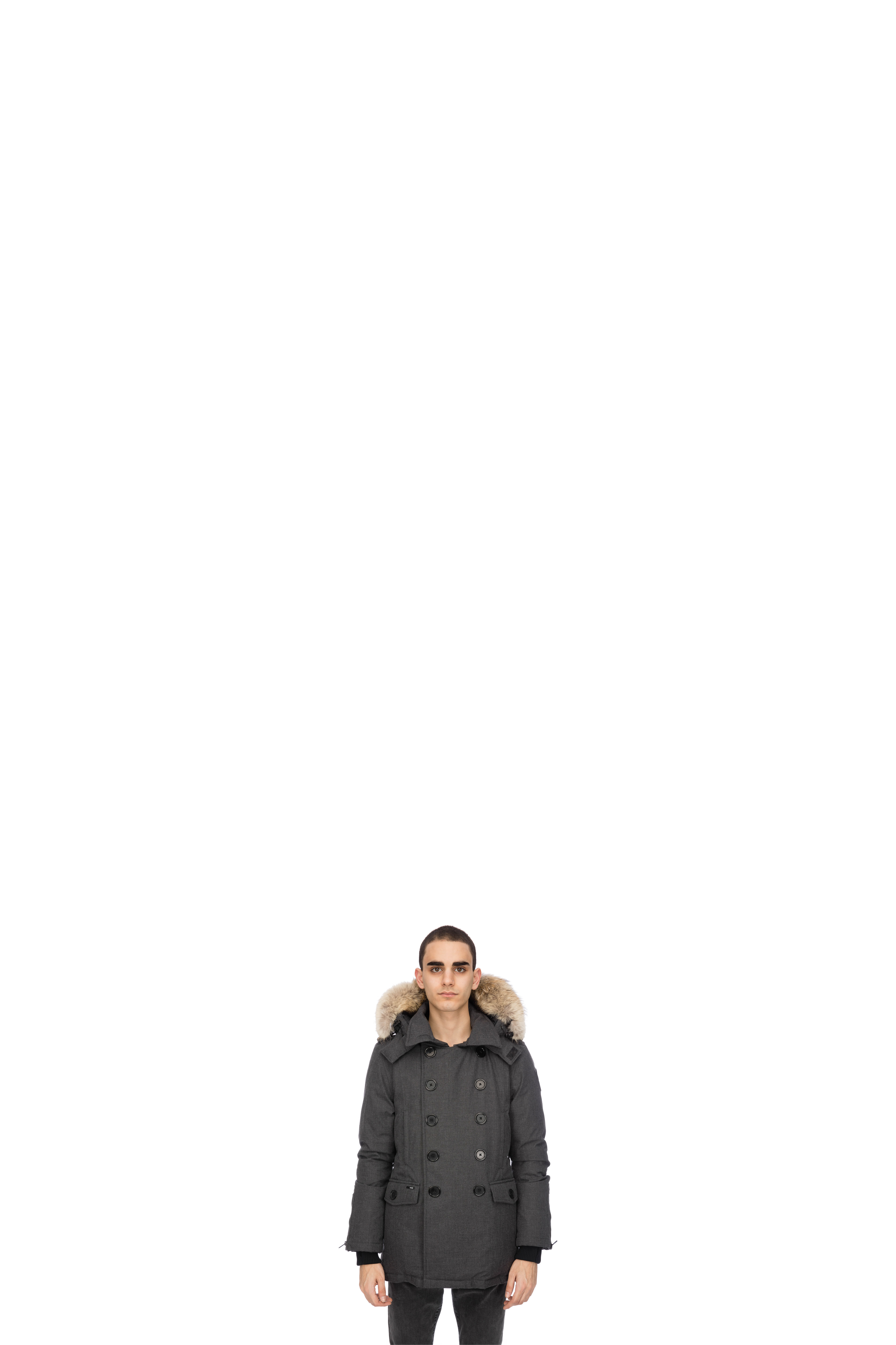 Grey Kato Peacoat