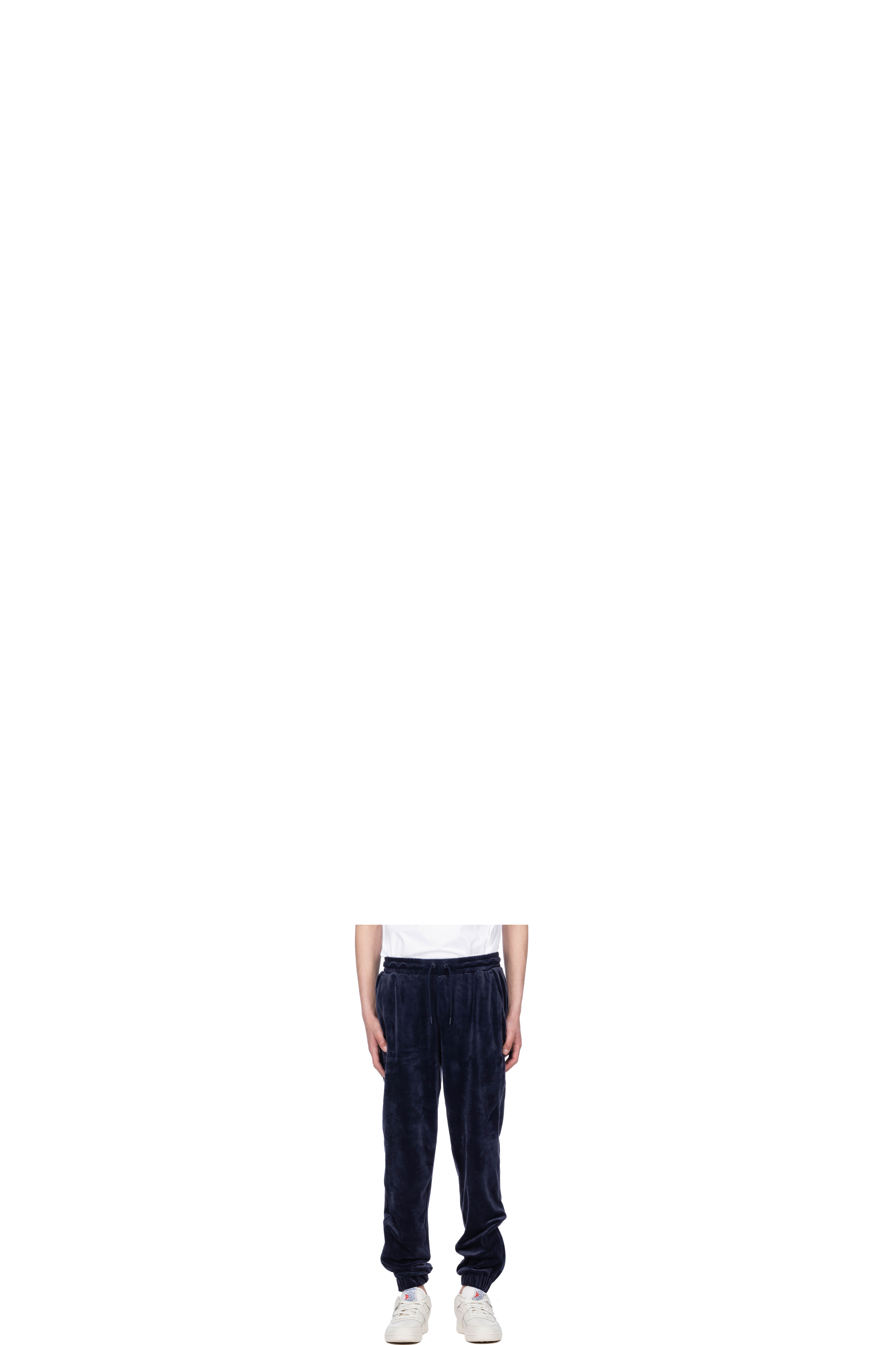 Dalton Jogging en Velours Bleu