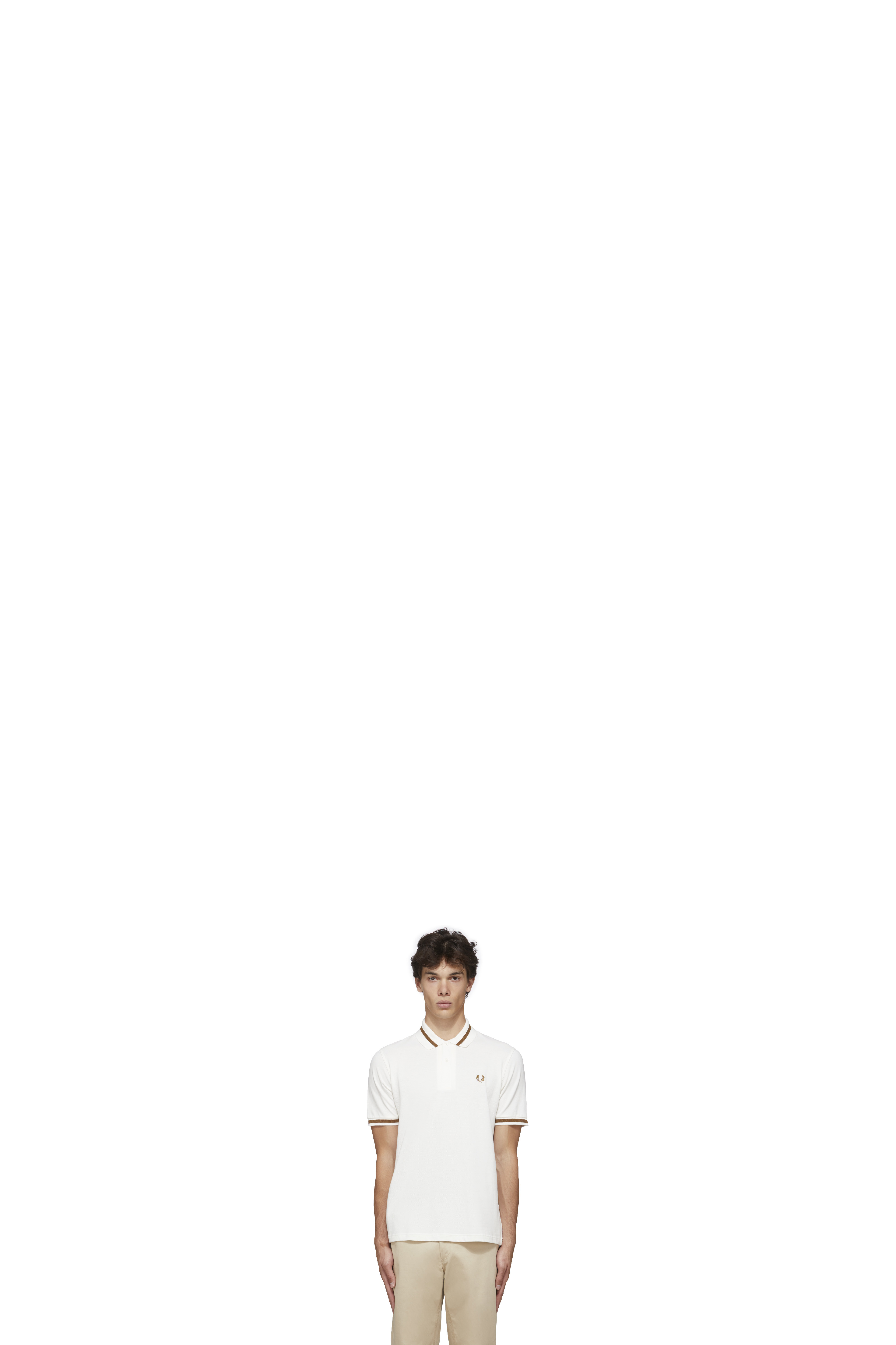 Polo Single Tipped Blanc