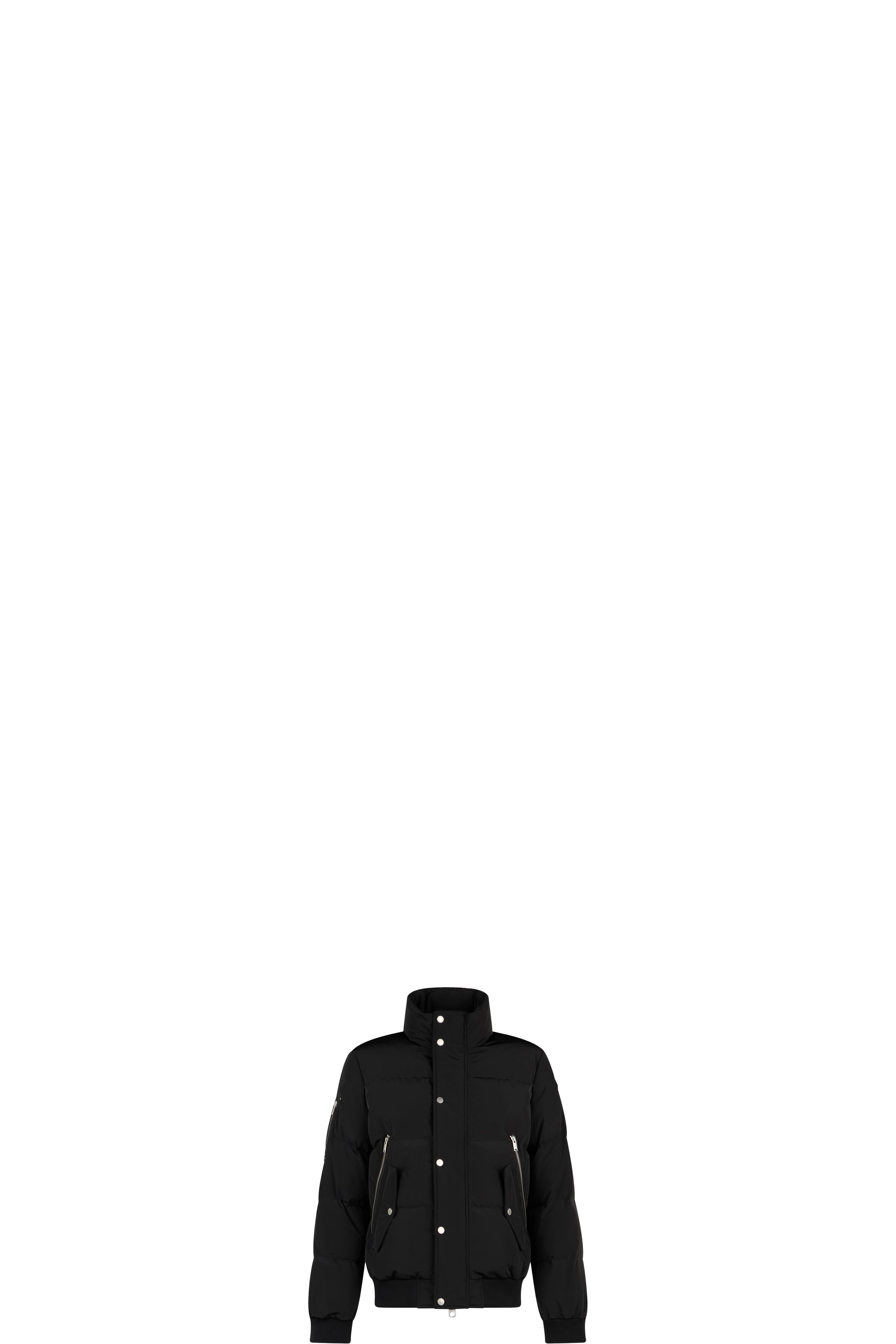 Black High Point Bomber Jacket