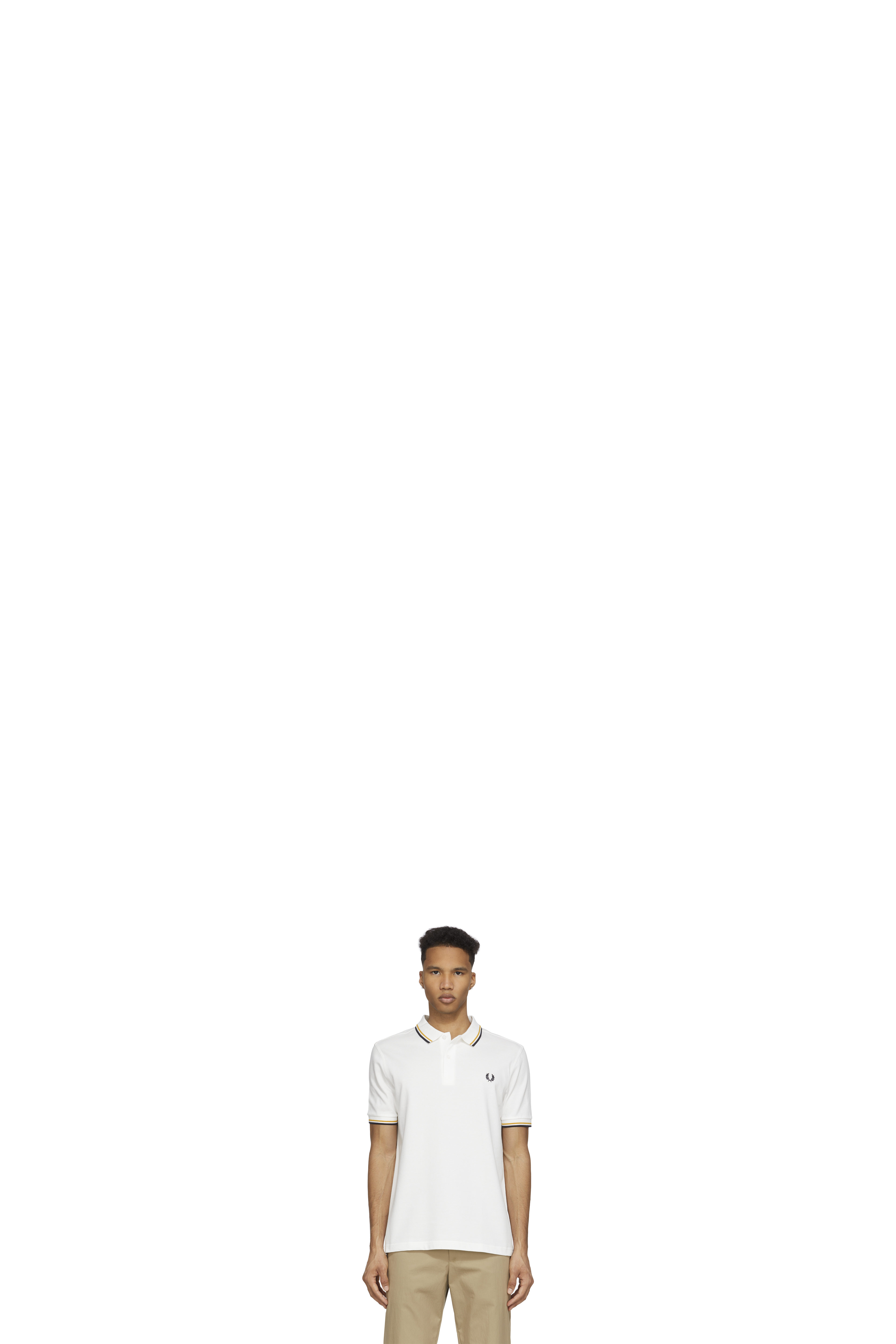 White M3600 Twin Tipped Polo Shirt