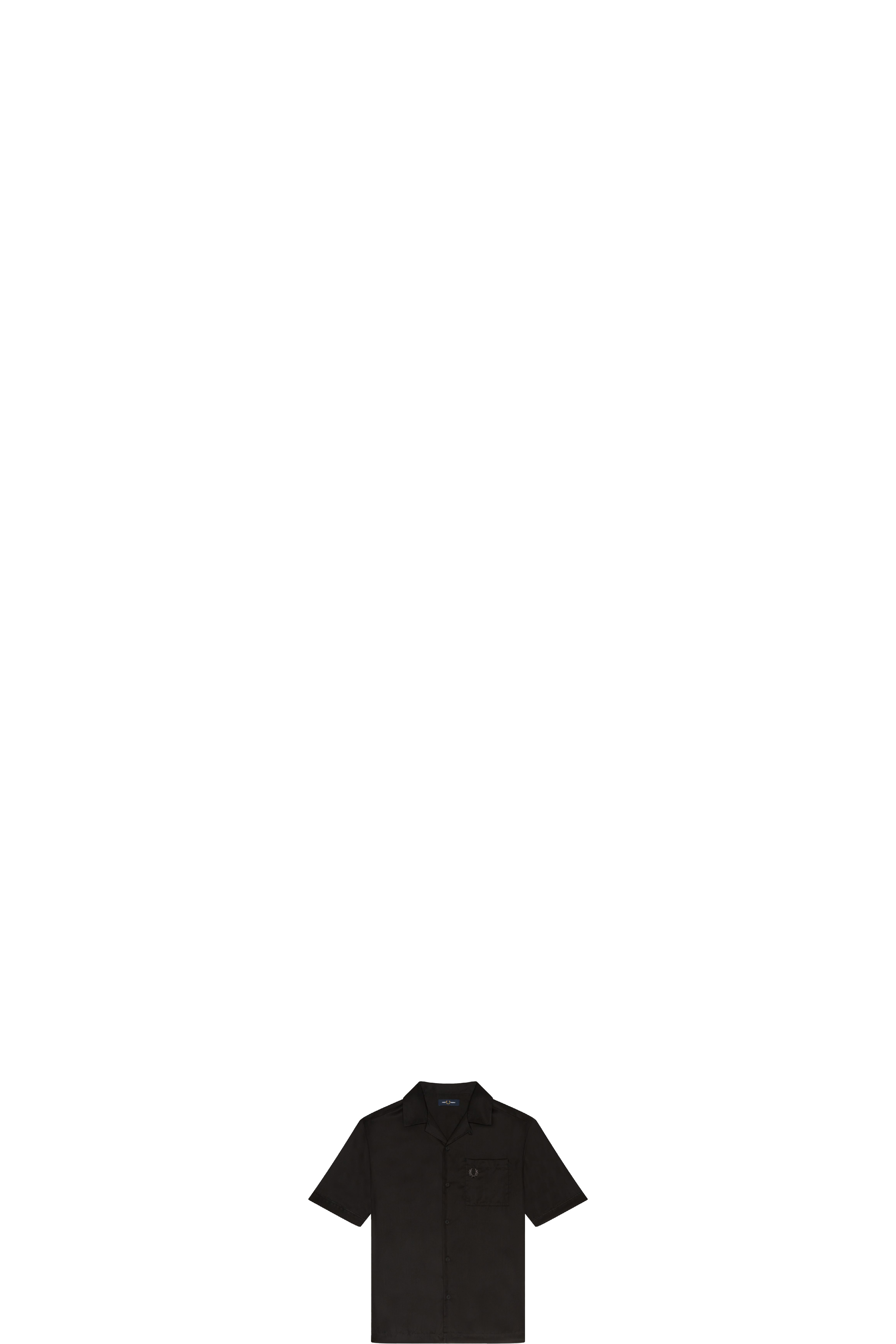 Chemise avec Col à Revers Arch Branding Noir