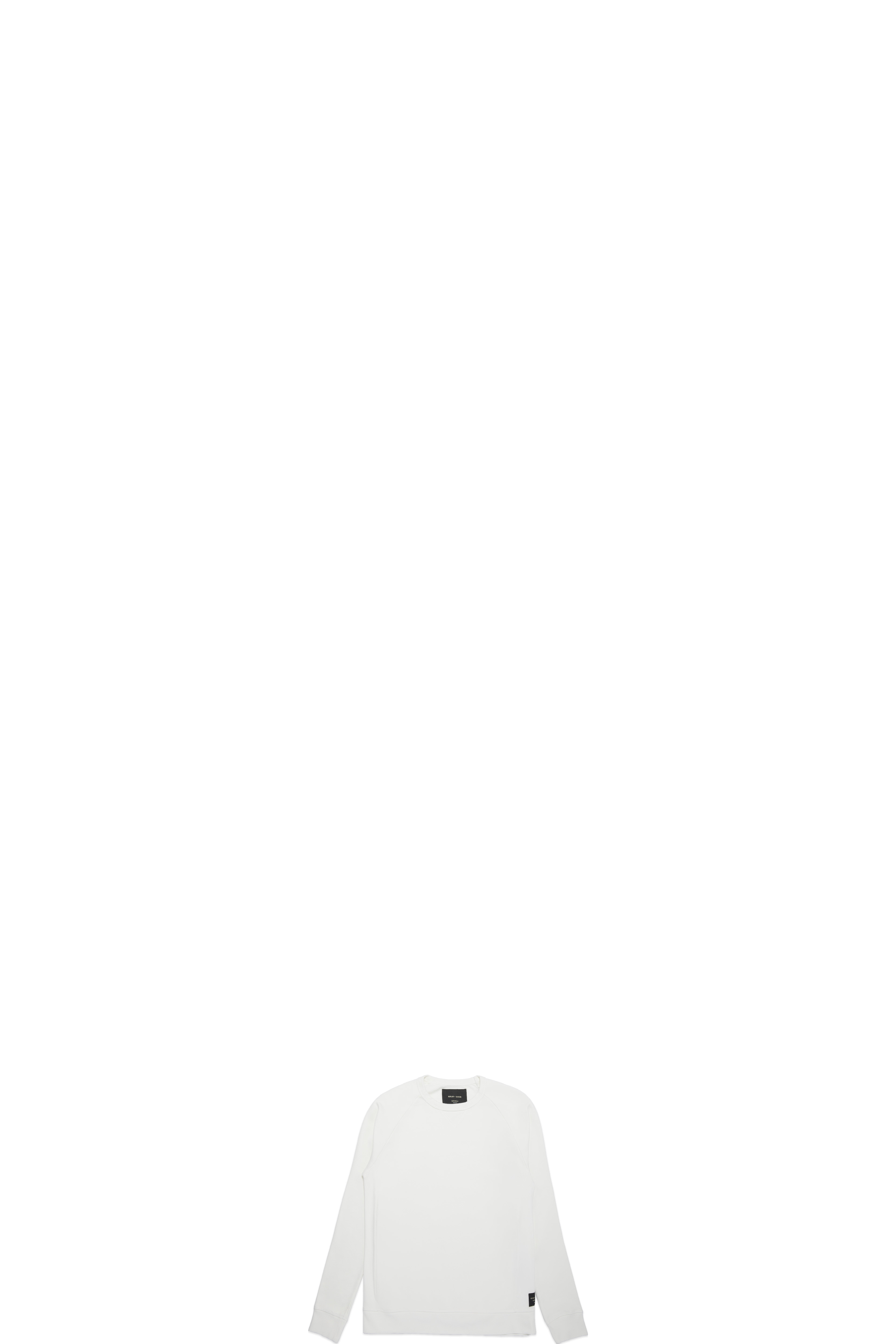 White REPLAY Sartoriale Crew Sweatshirt