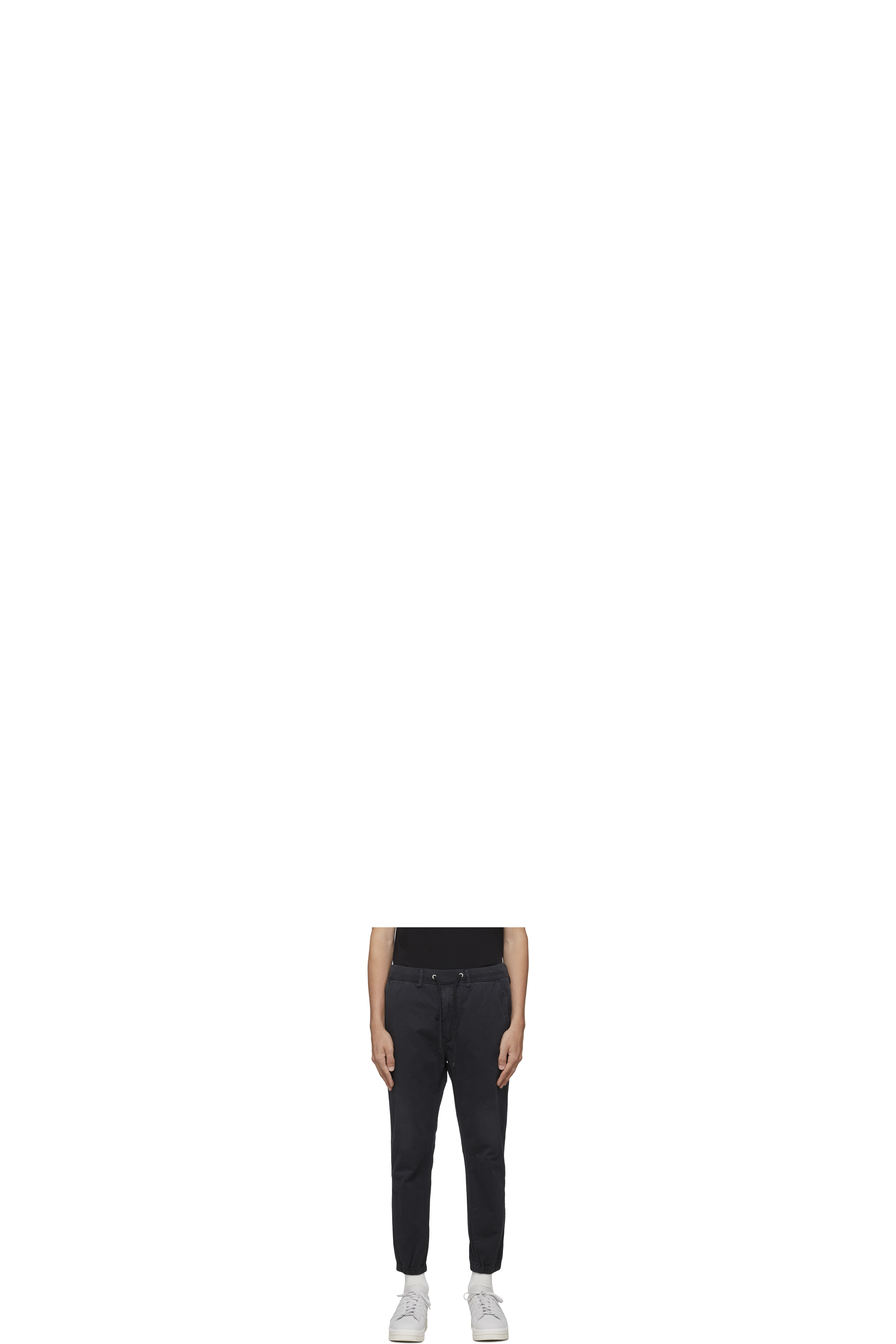 Black Essential Garment Dyed Pant