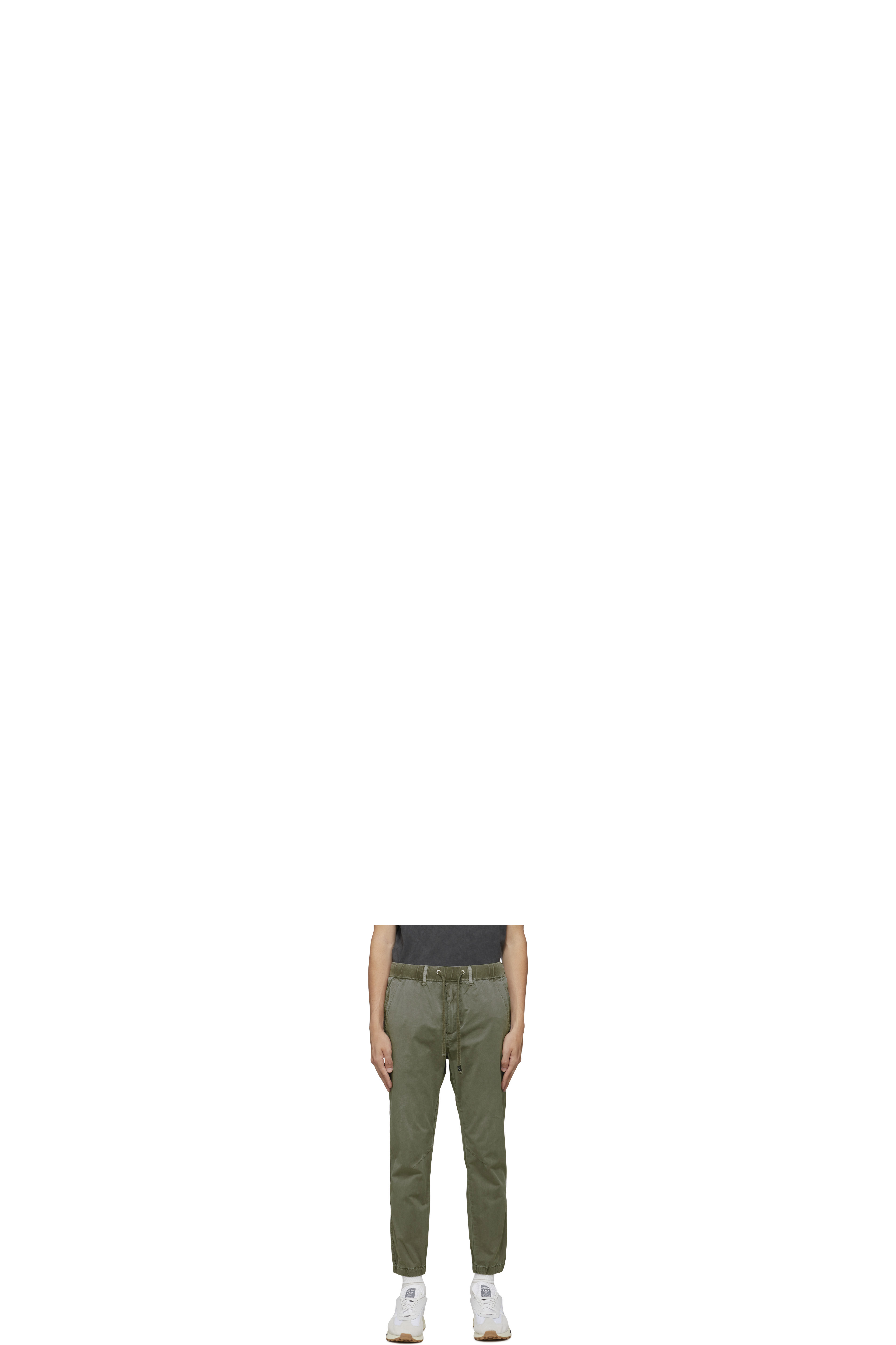 Green Essential Garment Dyed Pant