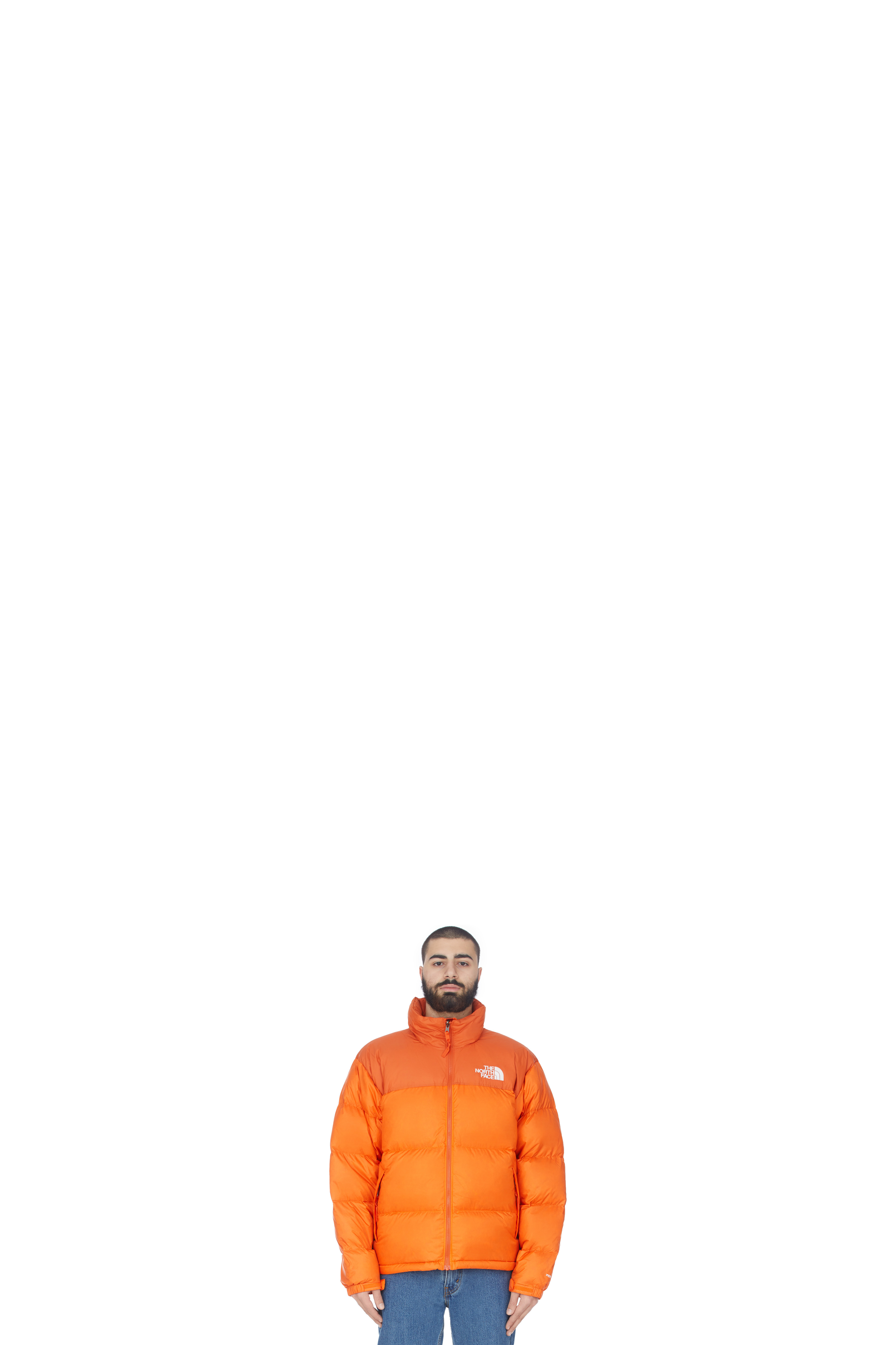 Orange 1996 Retro Nuptse Jacket