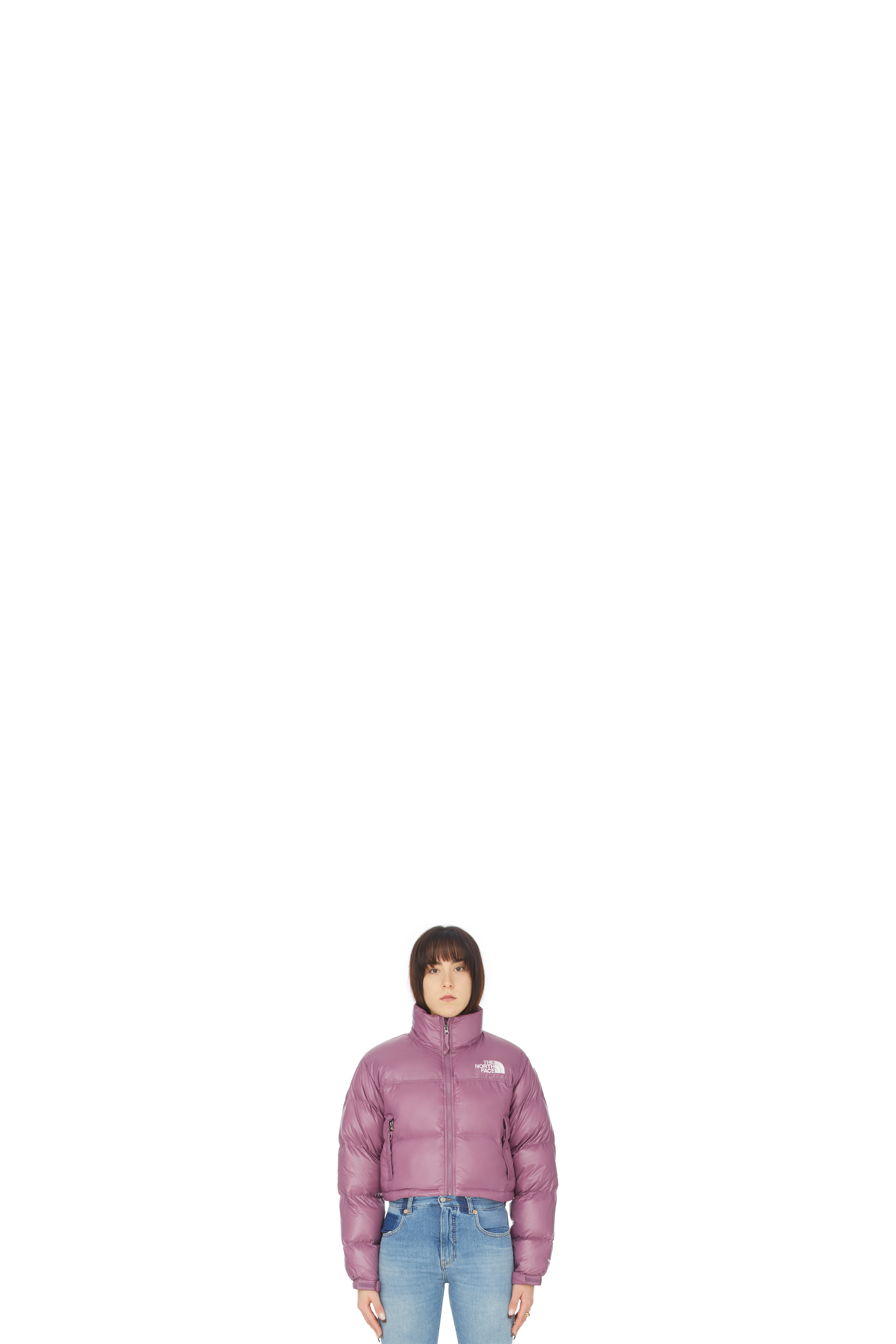 Purple Nuptse Short Jacket