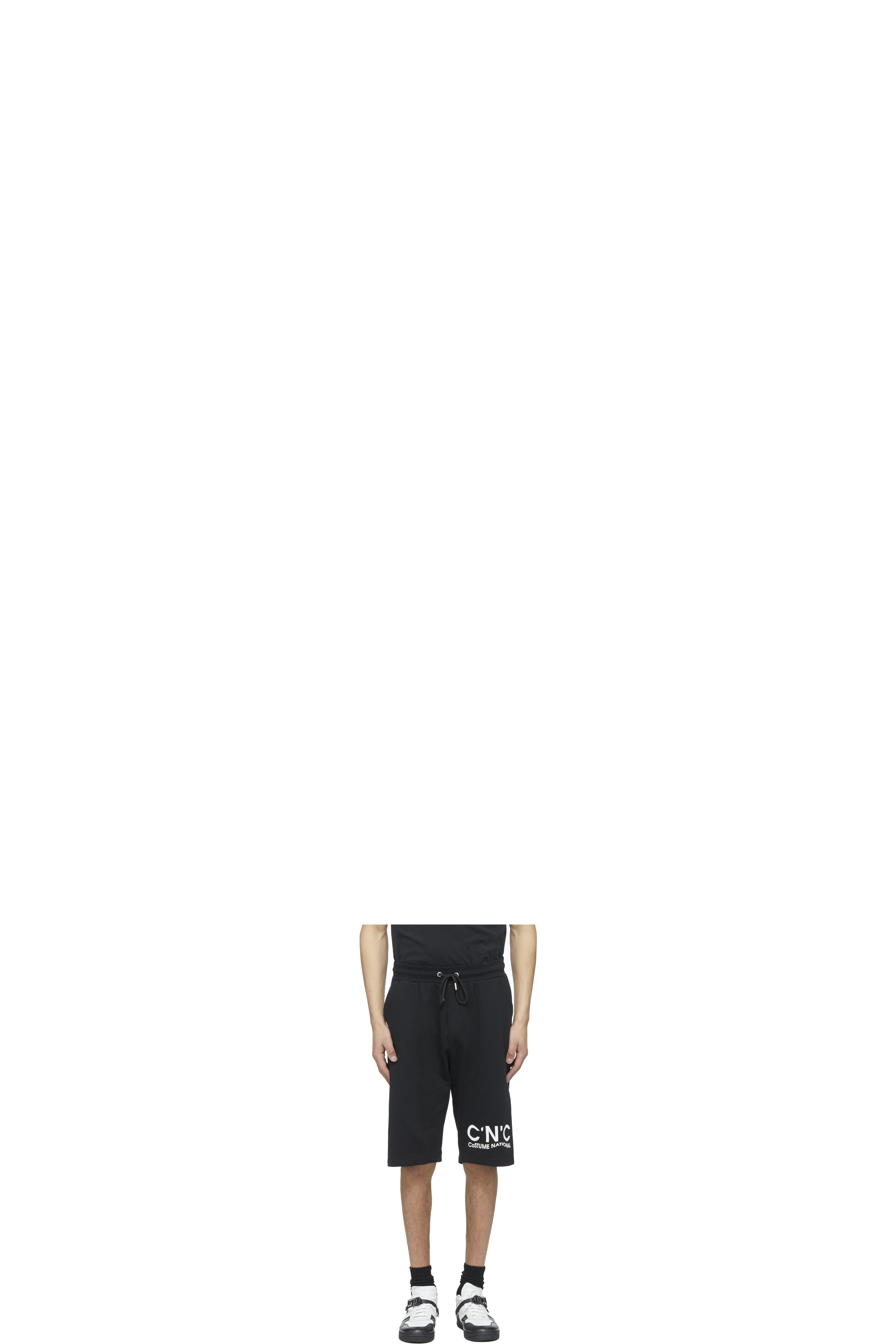 Black Logo Bermuda Sweatshorts