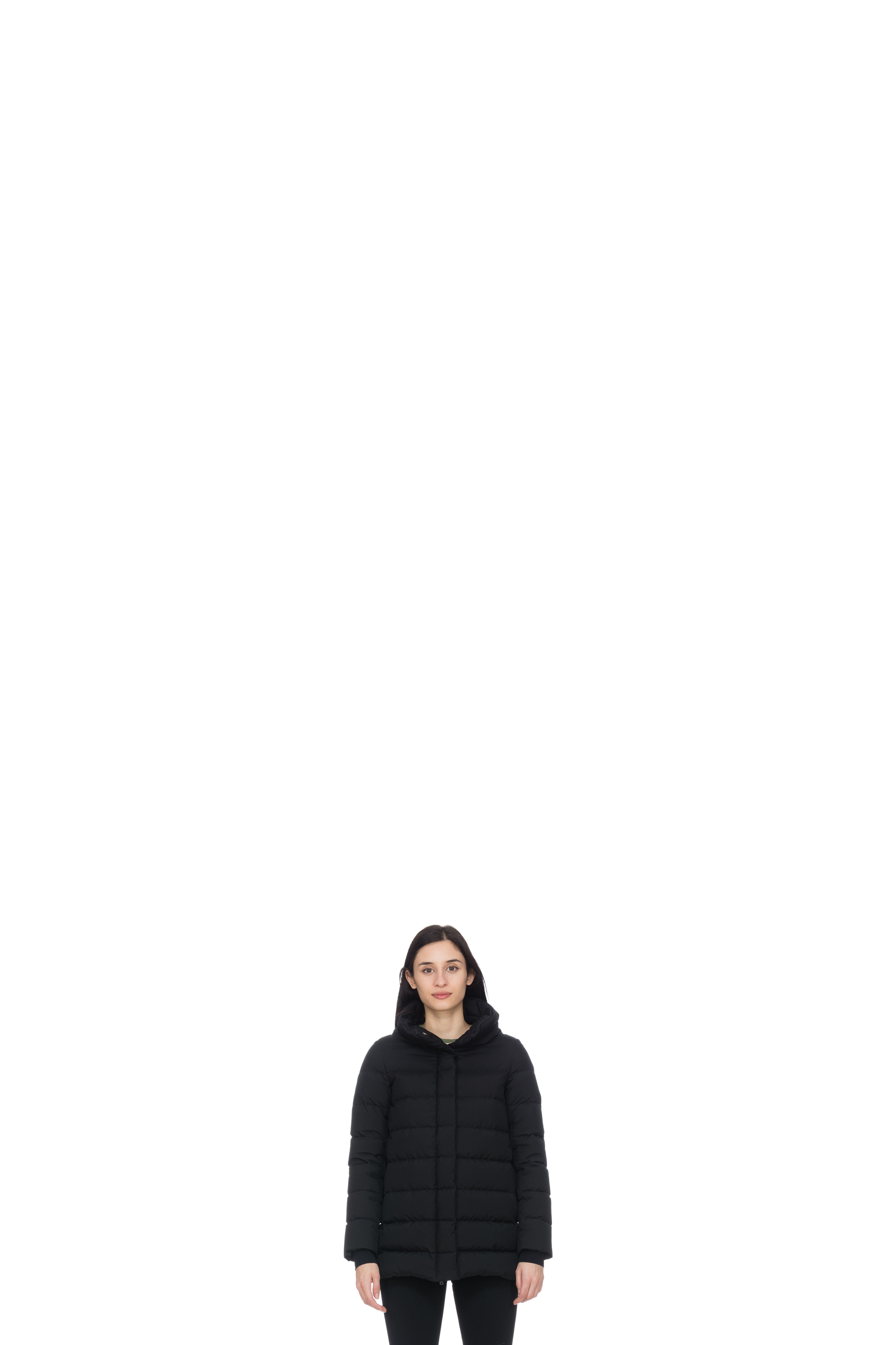 Black Hilo A-Line Jacket
