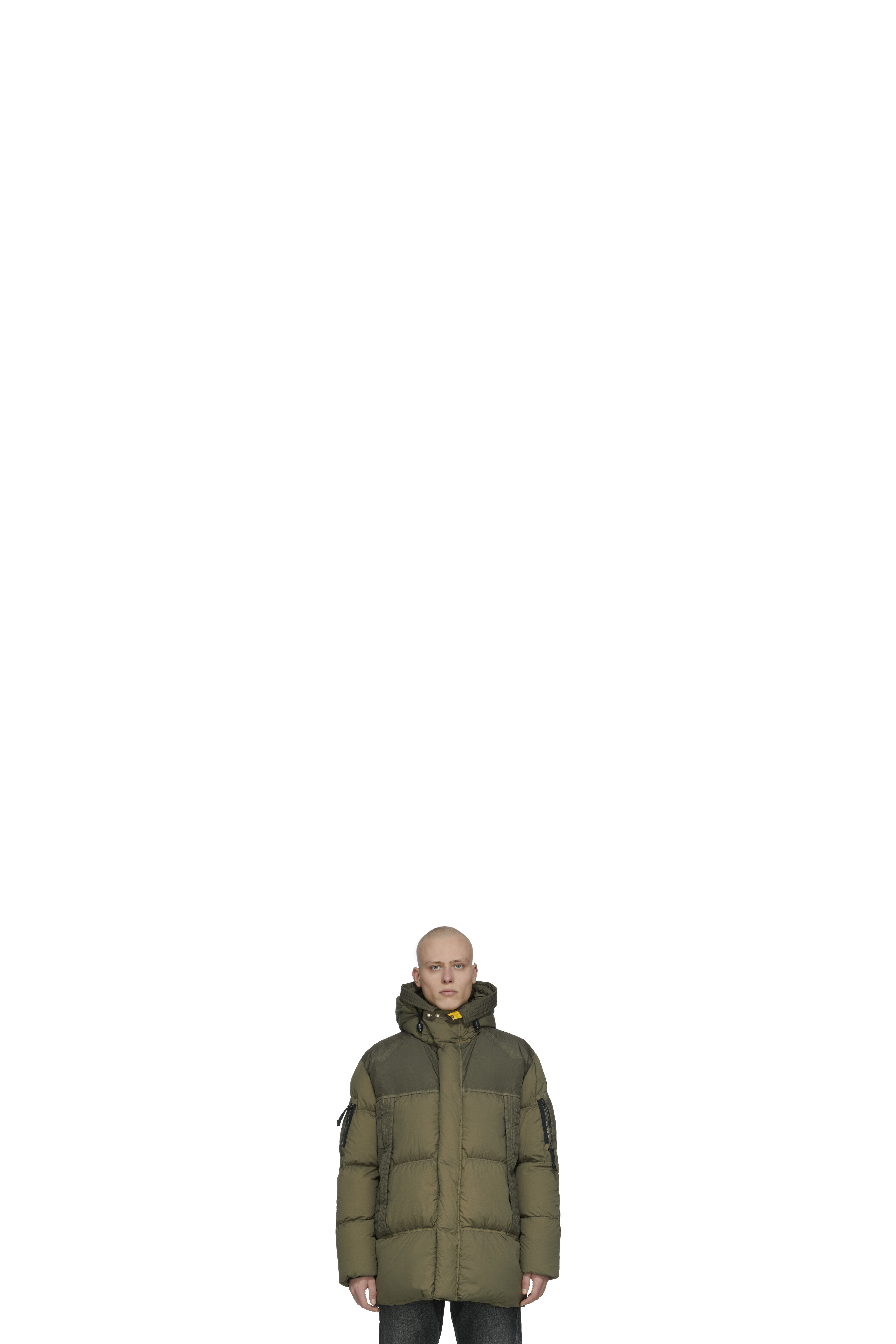 Green Combat Puffer Jacket