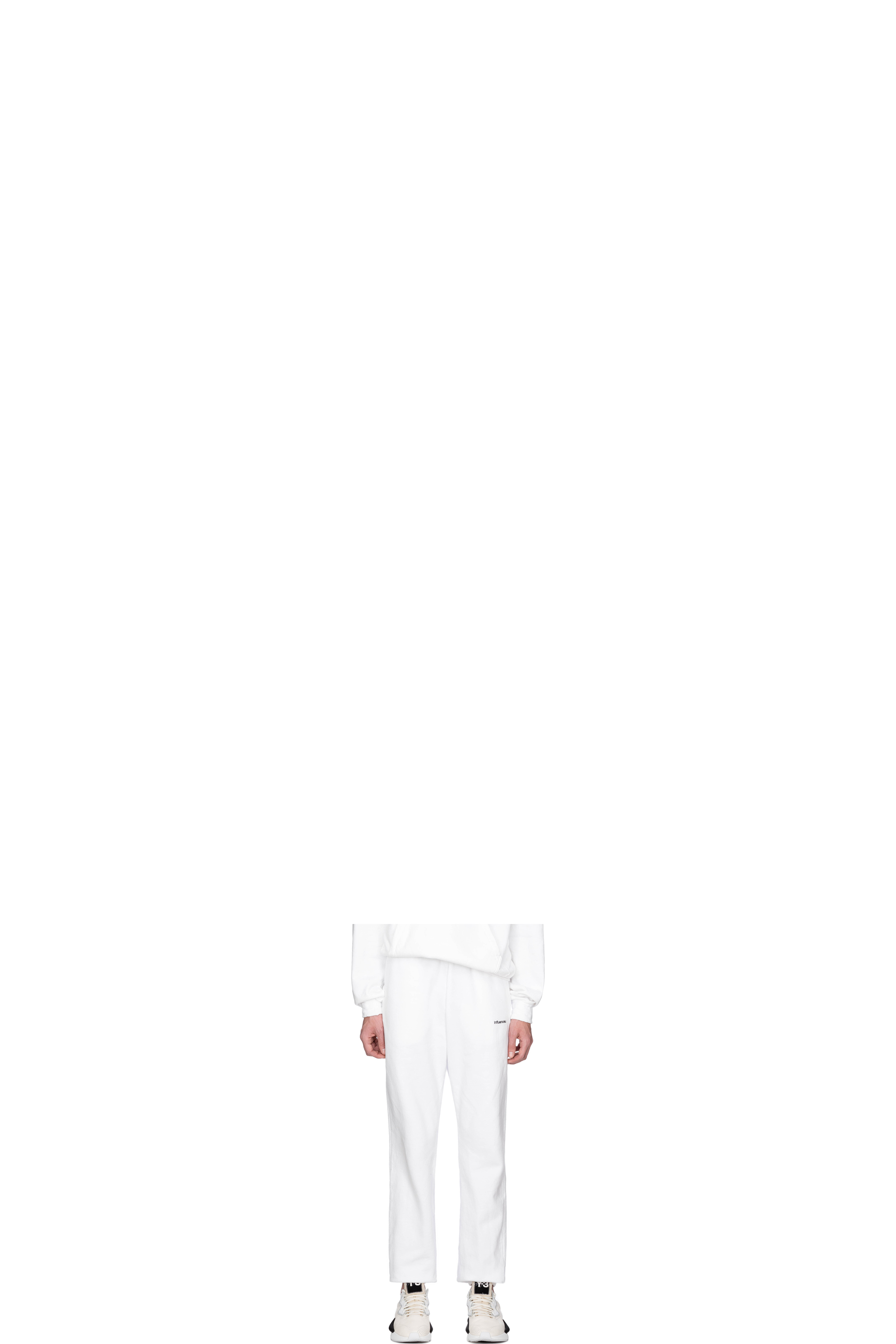 Pantalon Jogging Logo Blanc