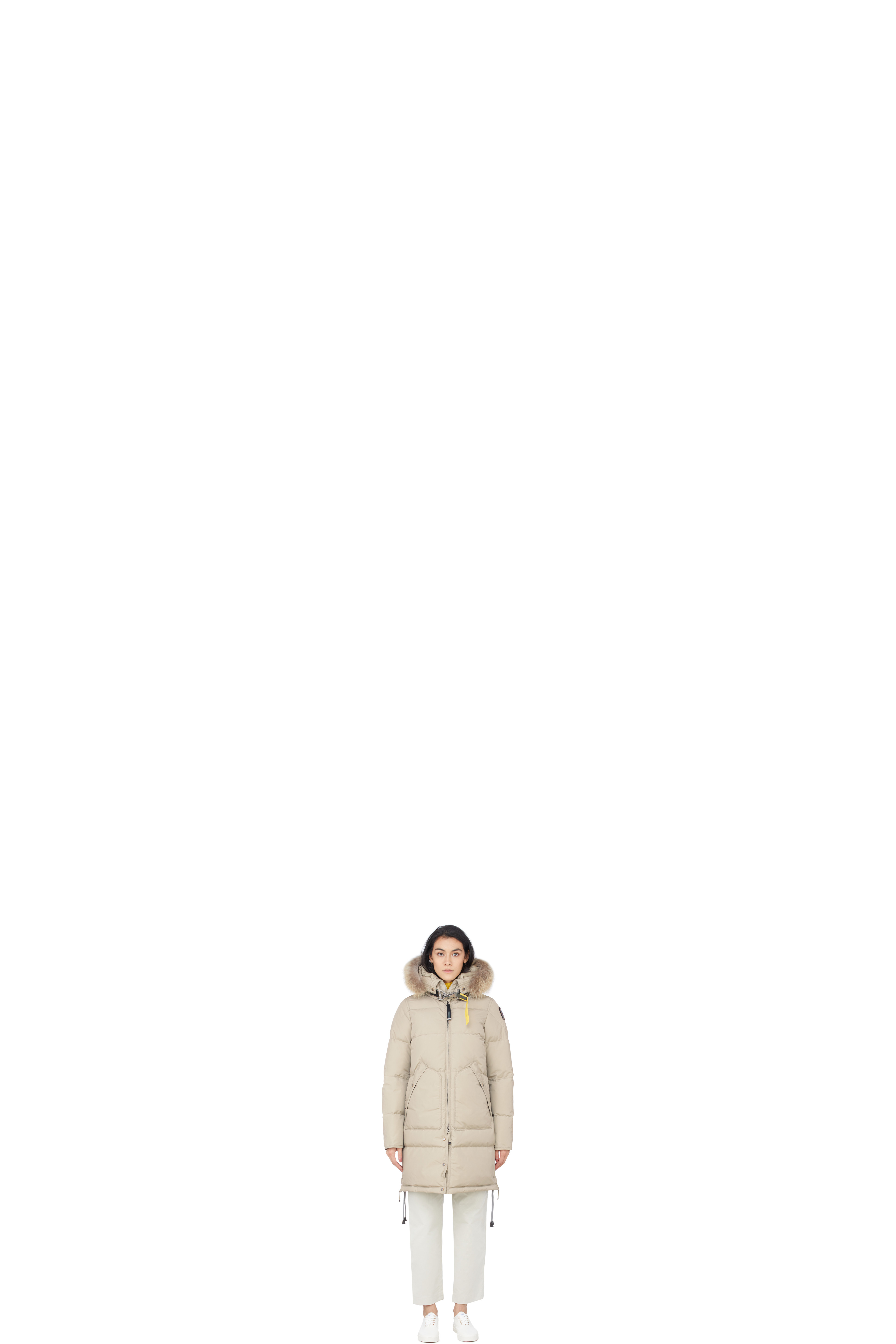 Neutrals Long Bear Parka