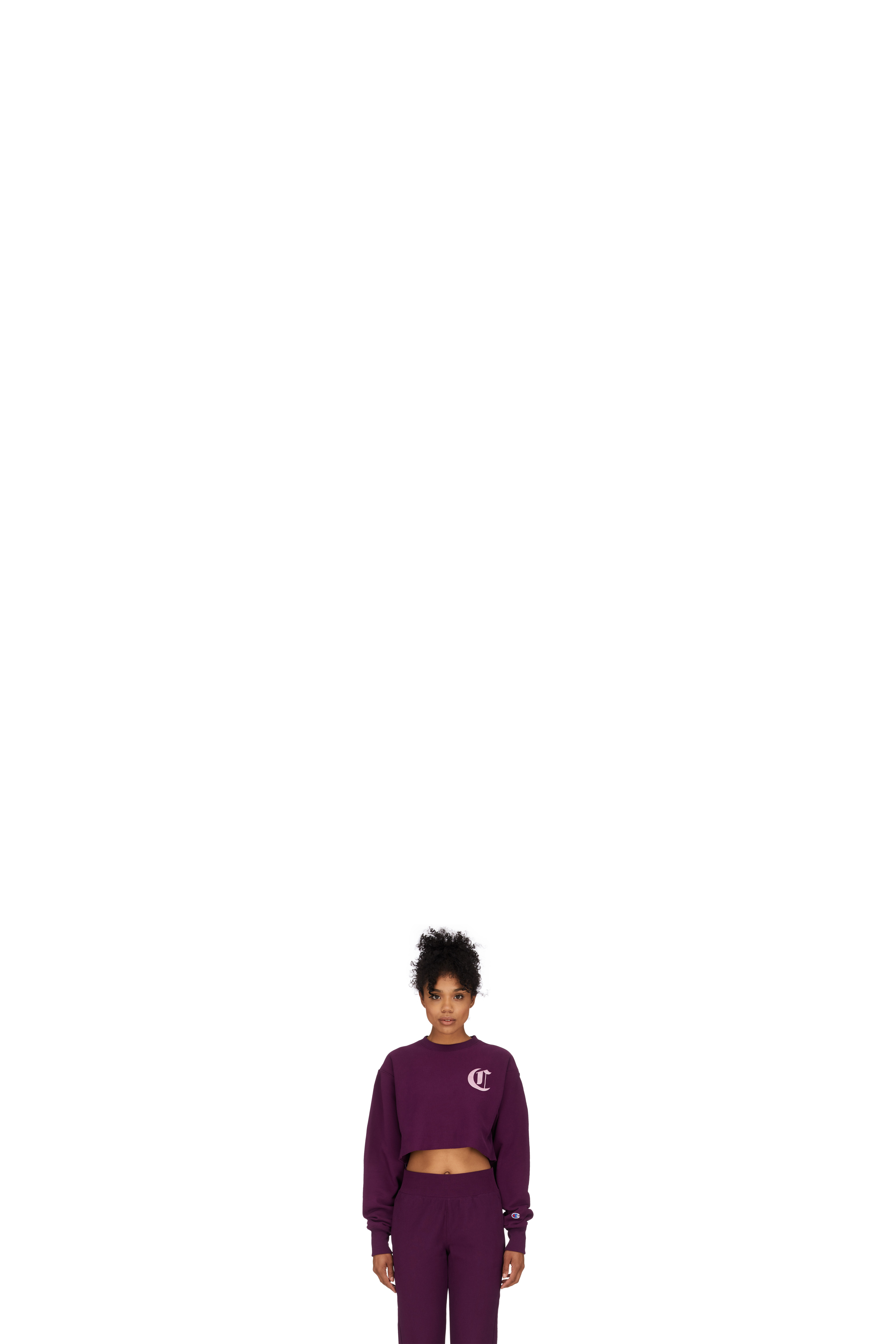 Pull Tissage Inversé Coupé Calligraphie Mauve