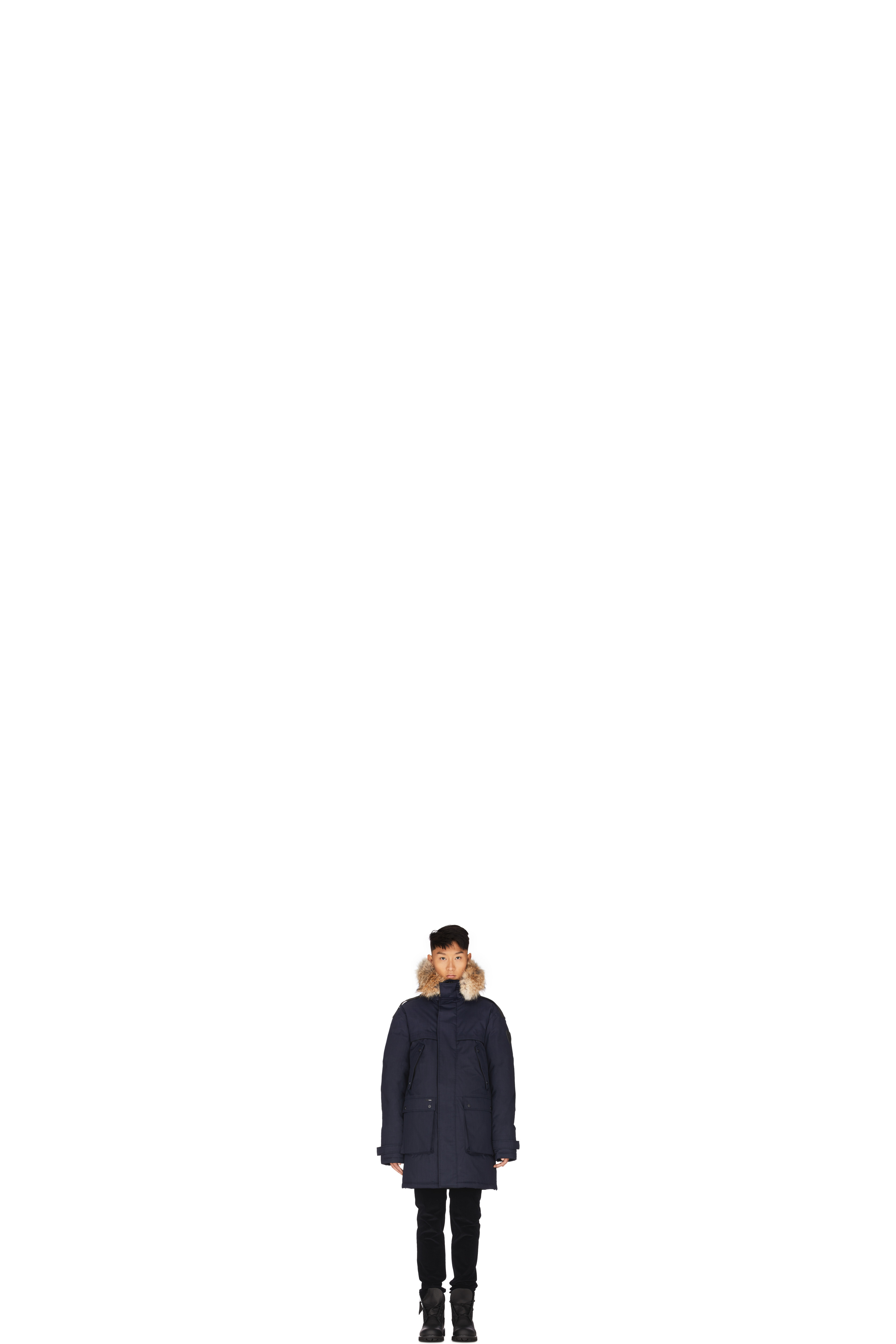Parka Encapuchonné Yatesy Bleu