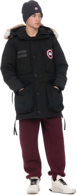 canada goose macculloch parka black label