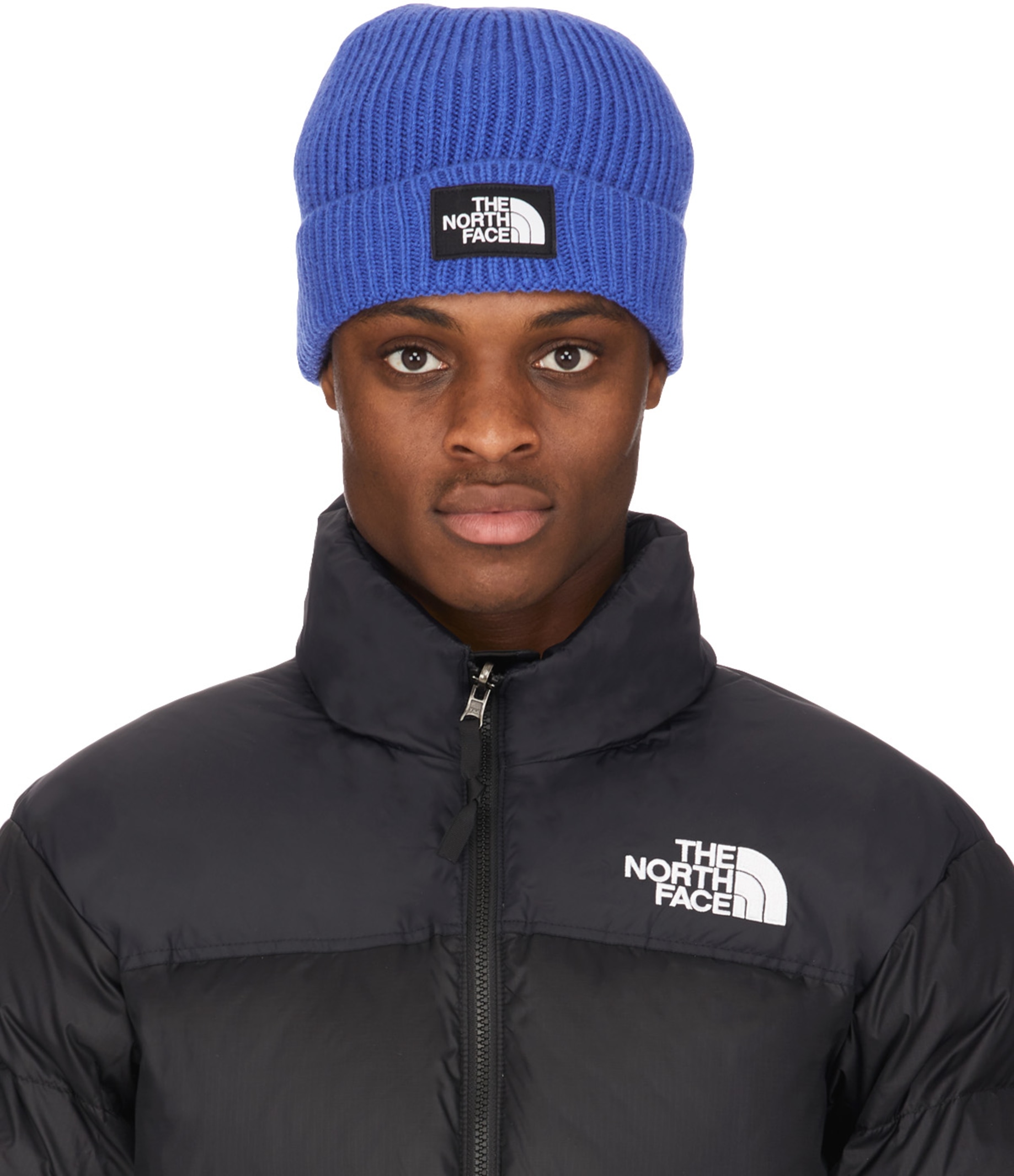 the north face logo box cuffed