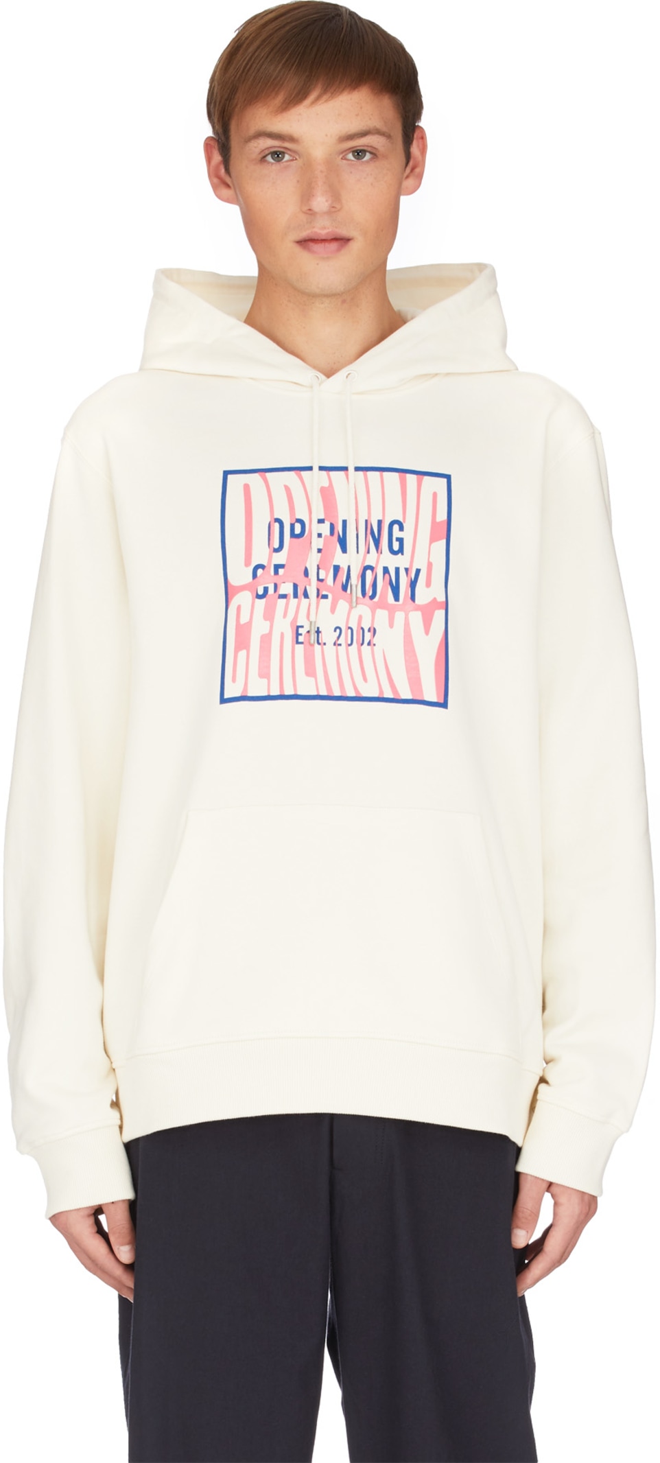 opening ceremony box logo hoodie