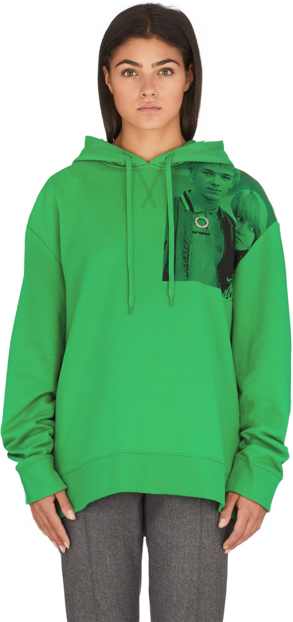 fred perry green hoodie