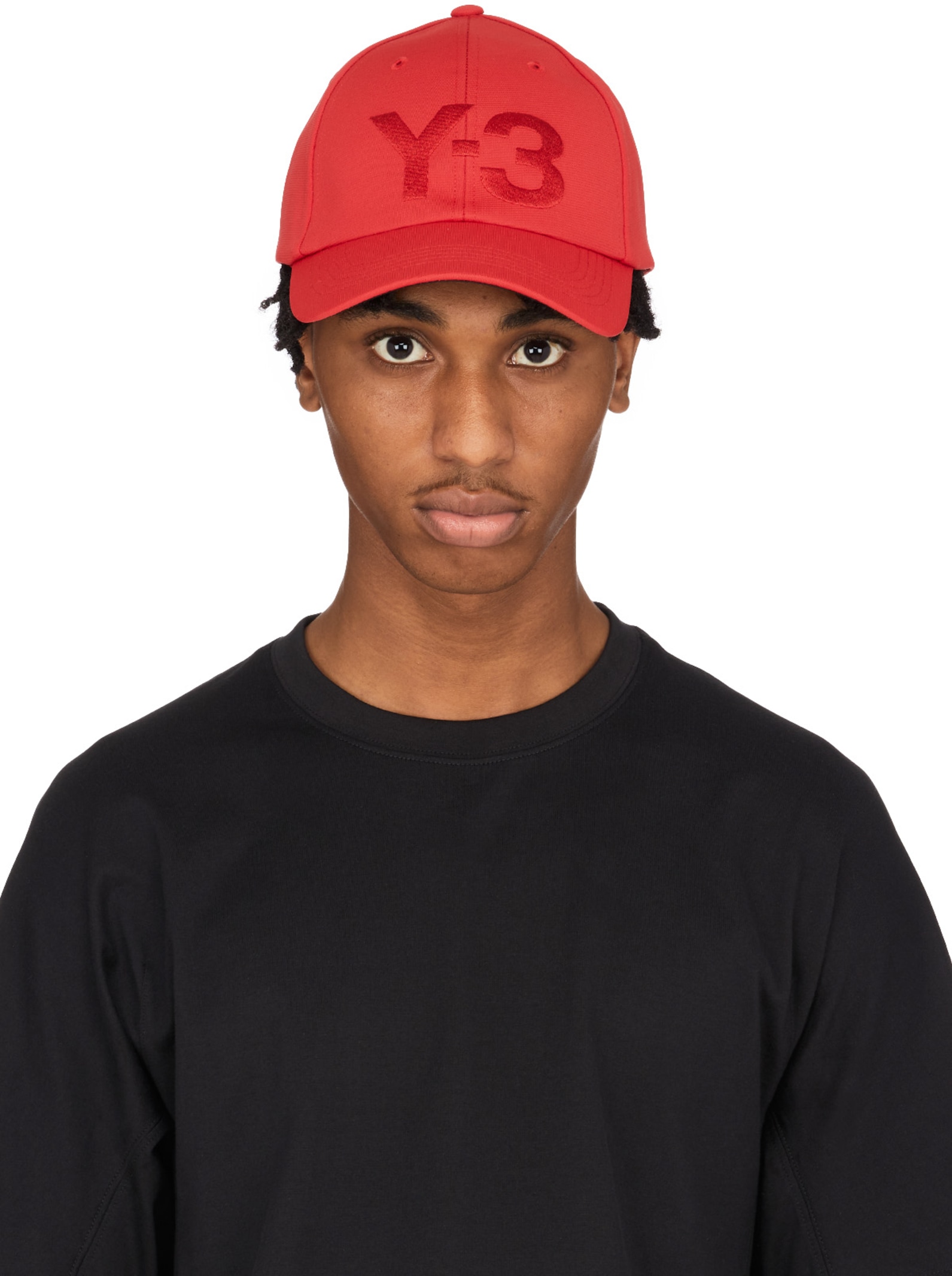 y3 logo cap