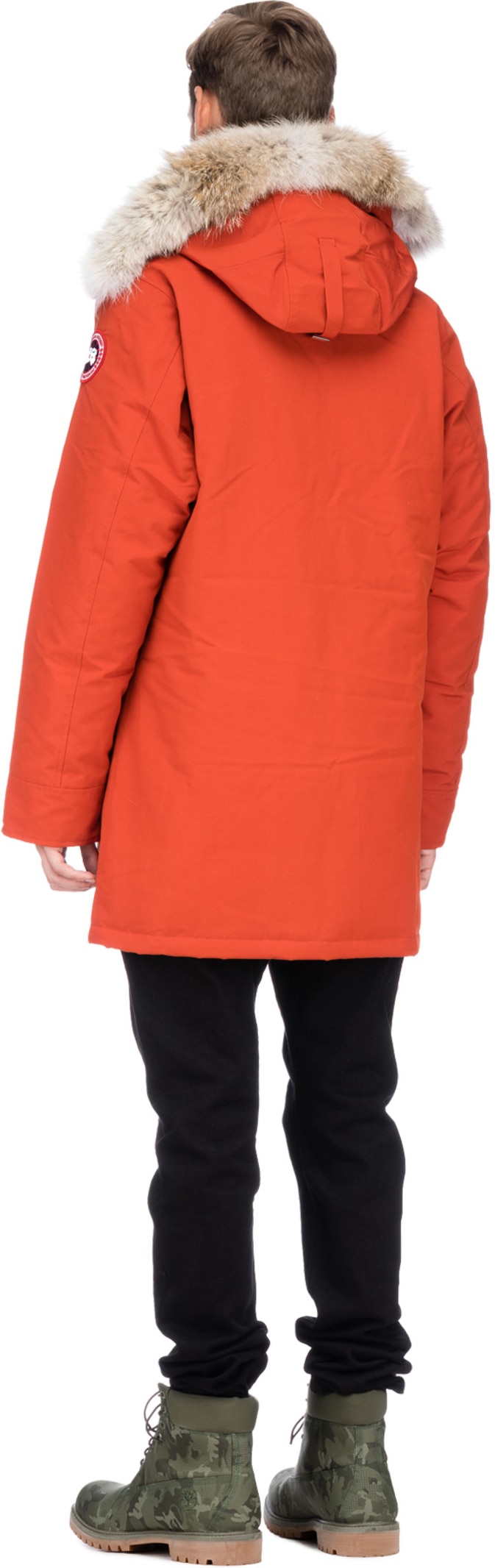 canada goose langford parka red jasper